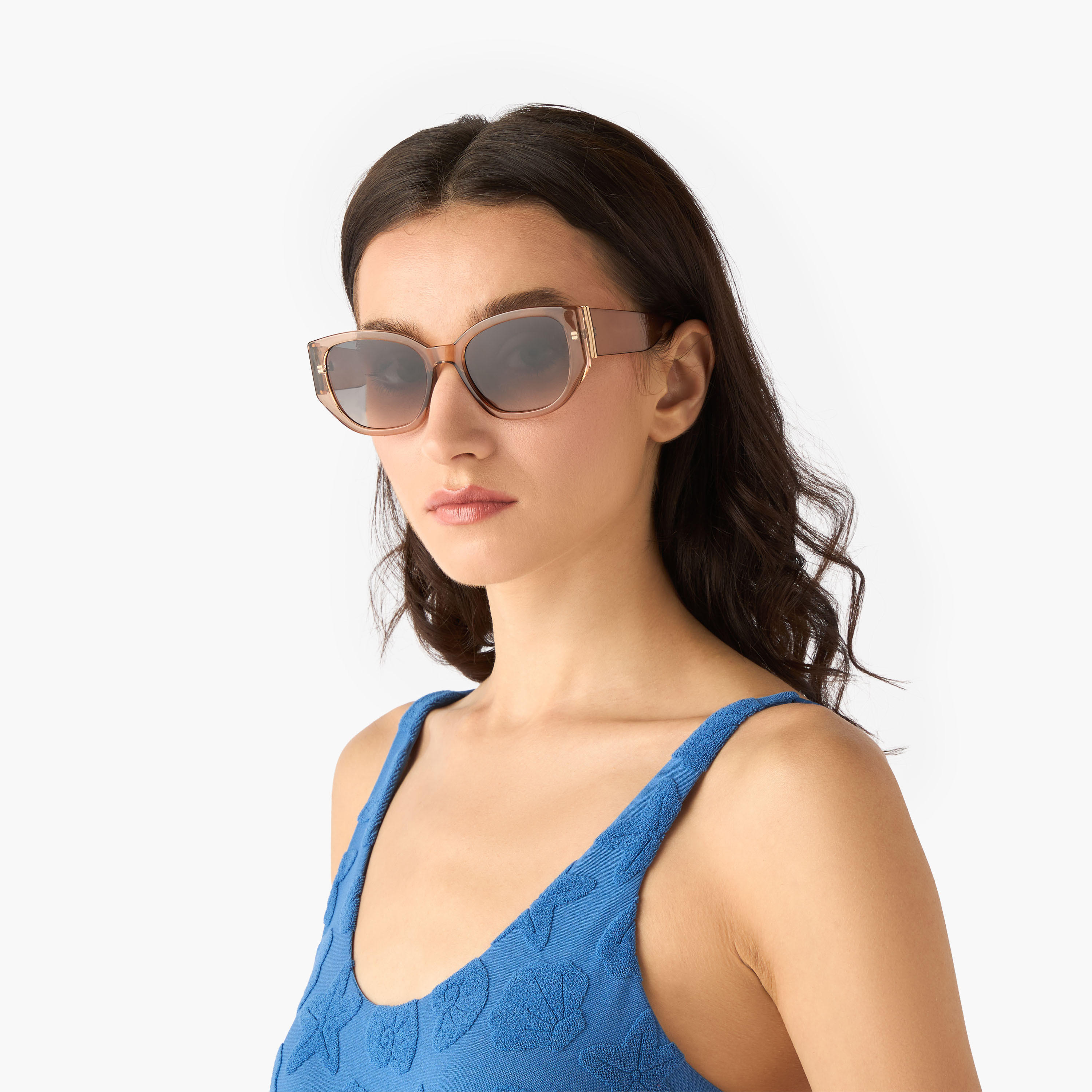نظارة شمسية بعدسات بني واقية من أشعة الشمس فوق البنفسجية-women-sunglasses-image-2