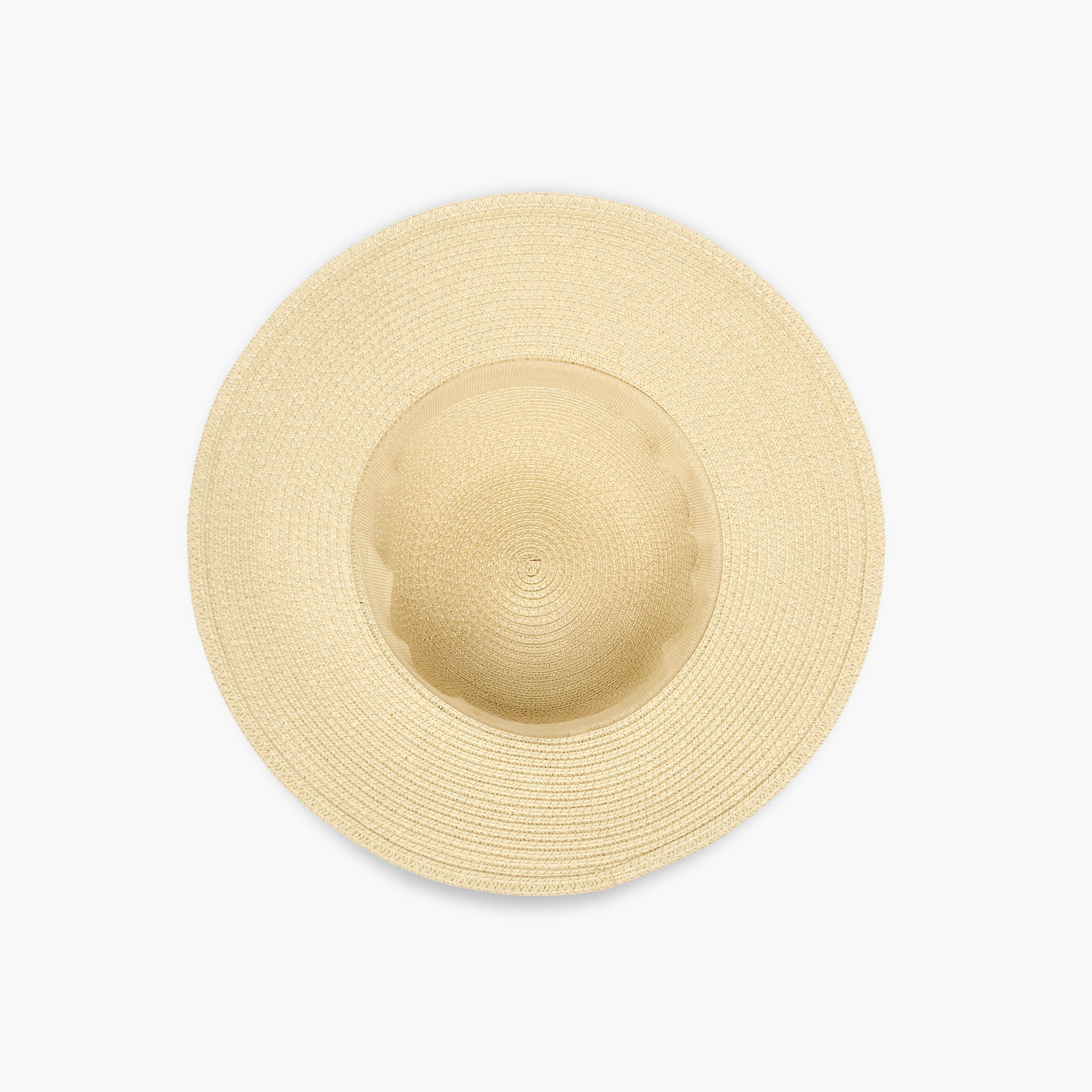 قبعة بارزة الملمس بزينة فيونكة-women-clothingaccessories-capsandhats-image-1
