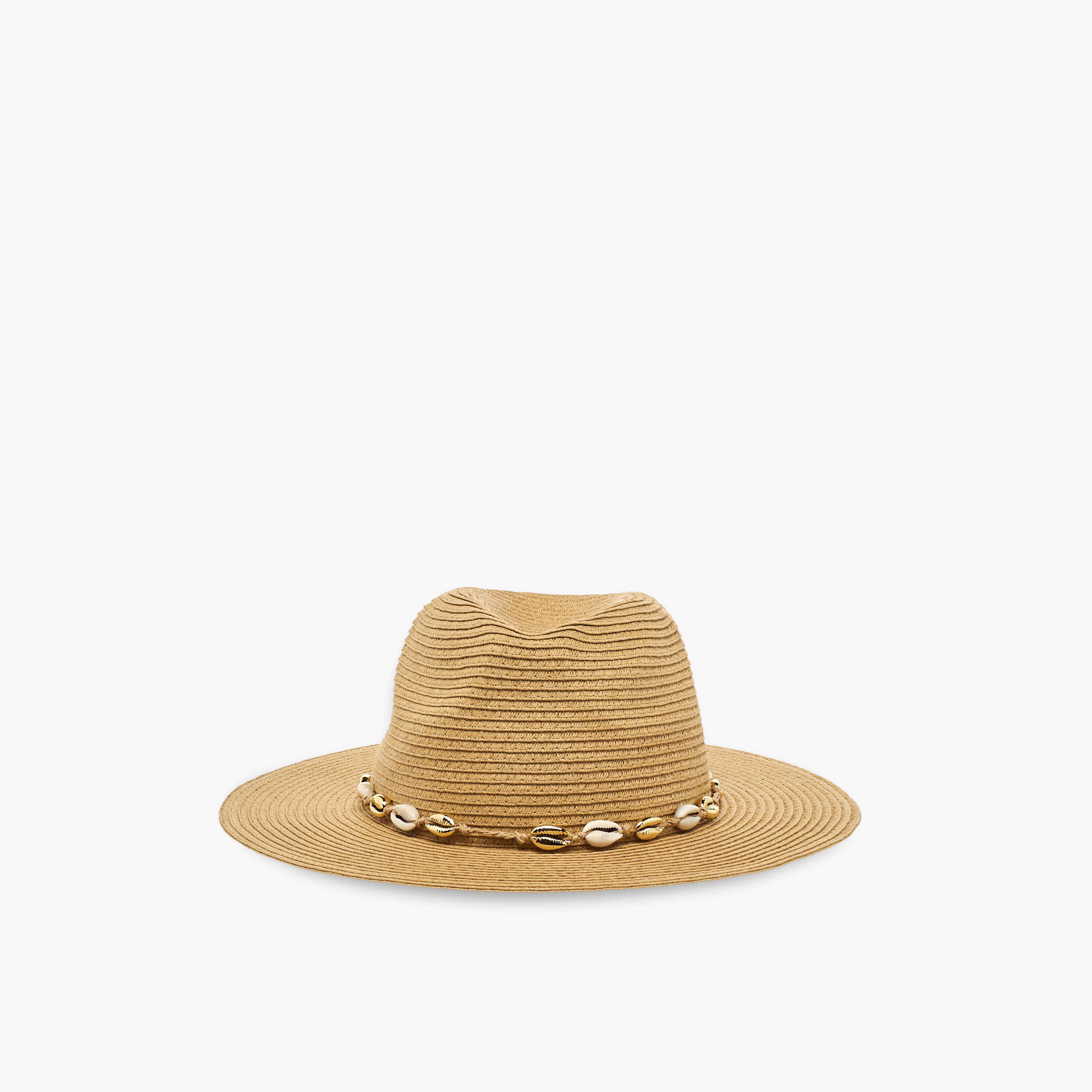 Shell Accent Straw Hat-women-clothingaccessories-capsandhats-image-1