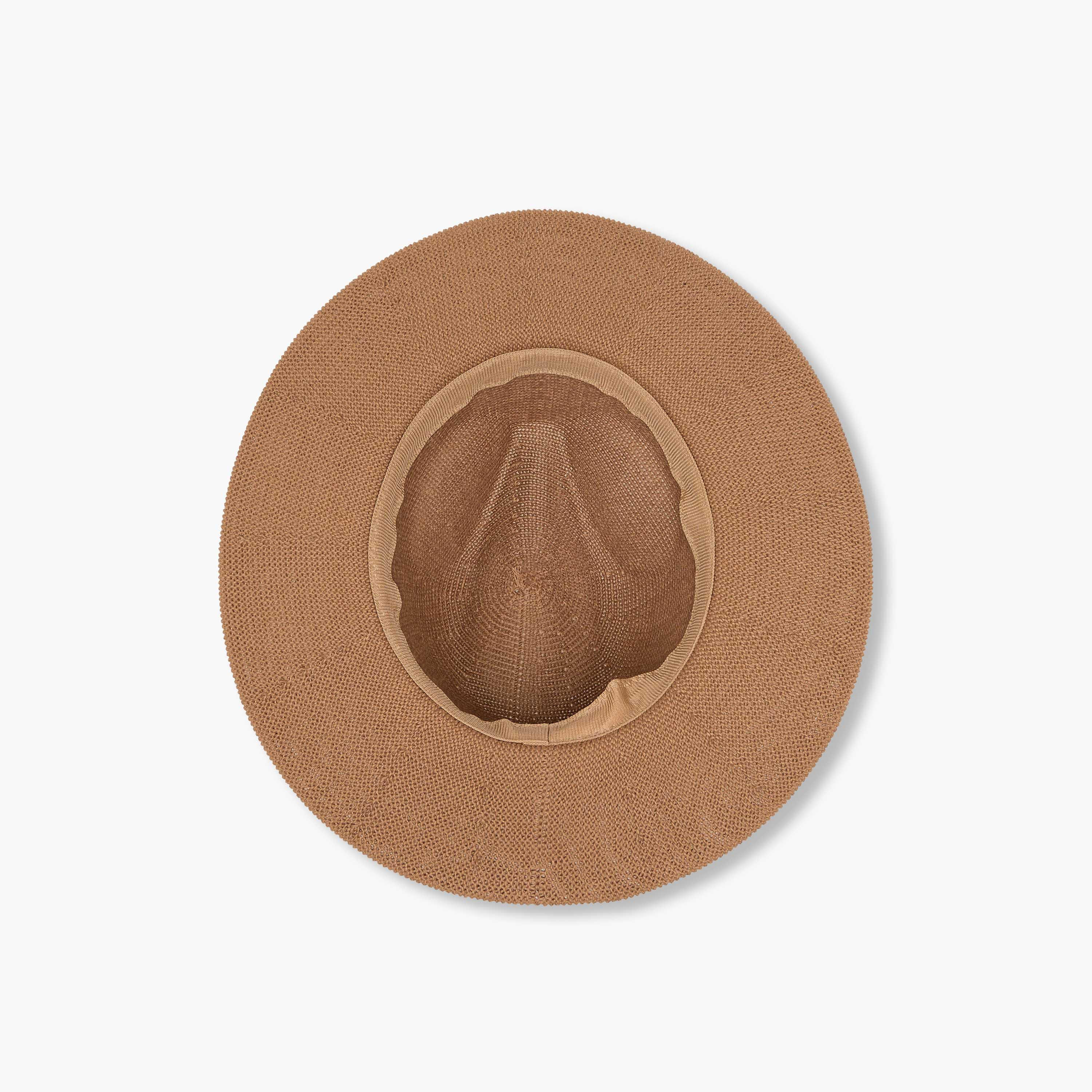 قبعة فيدورا قش بحافة خرز-women-clothingaccessories-capsandhats-image-1