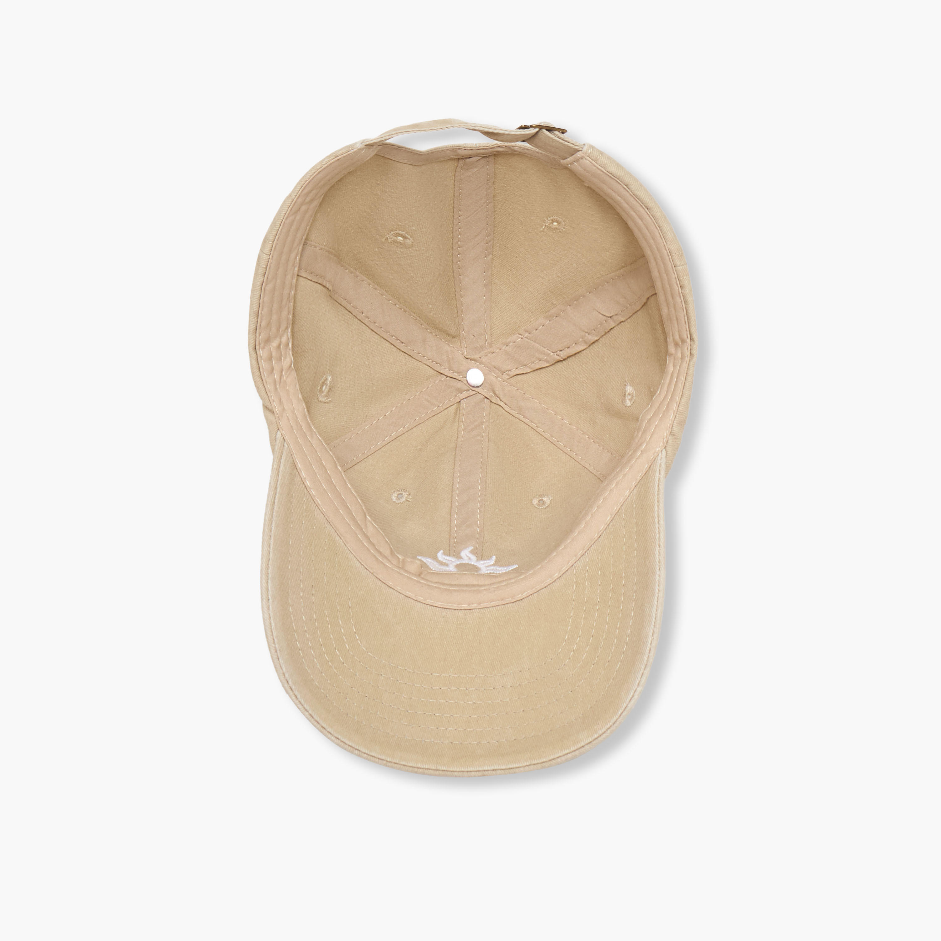 Embroidered Cap with Buckled Strap Closure-women-clothingaccessories-capsandhats-image-8
