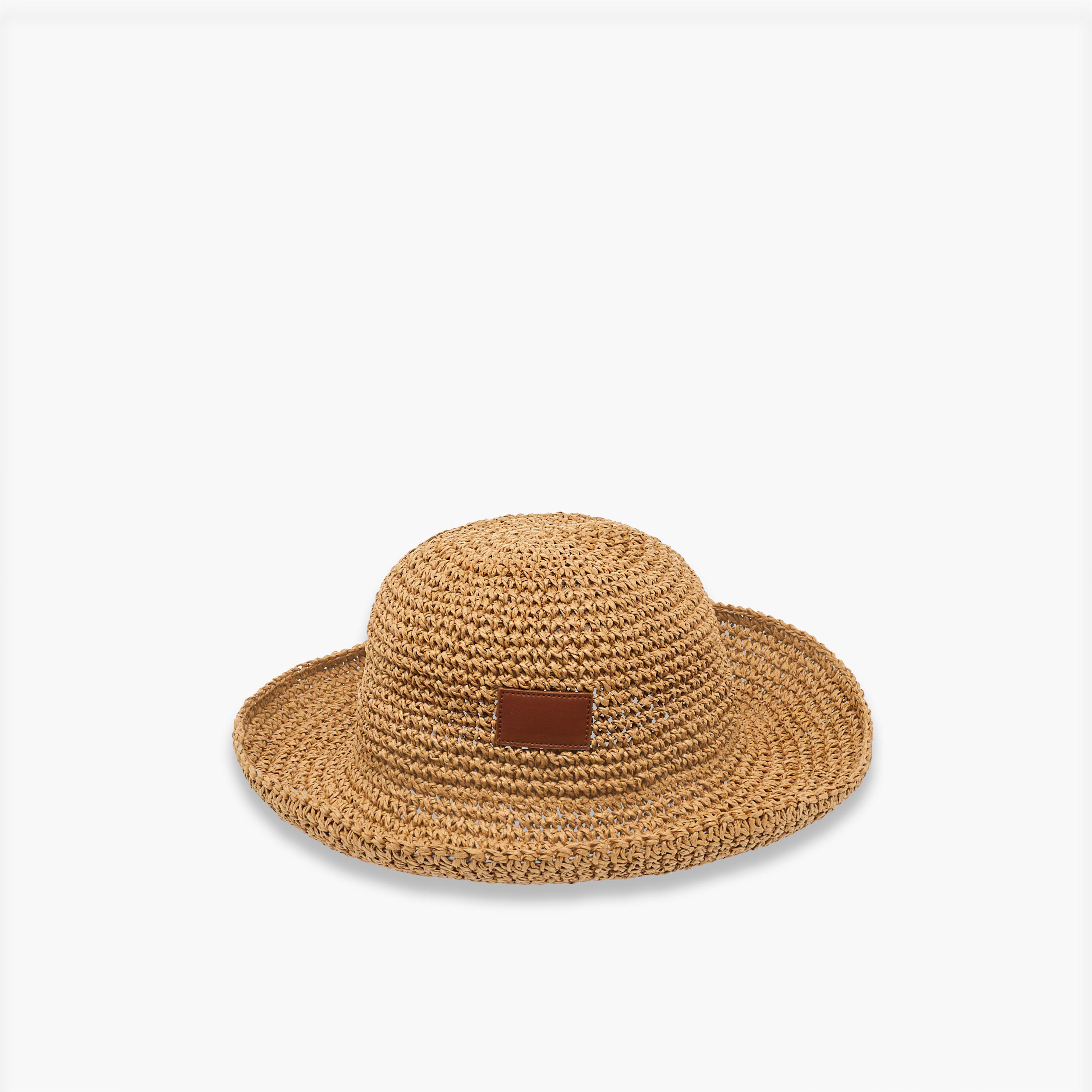 قبعة قش بارزة الملمس-women-clothingaccessories-capsandhats-image-7