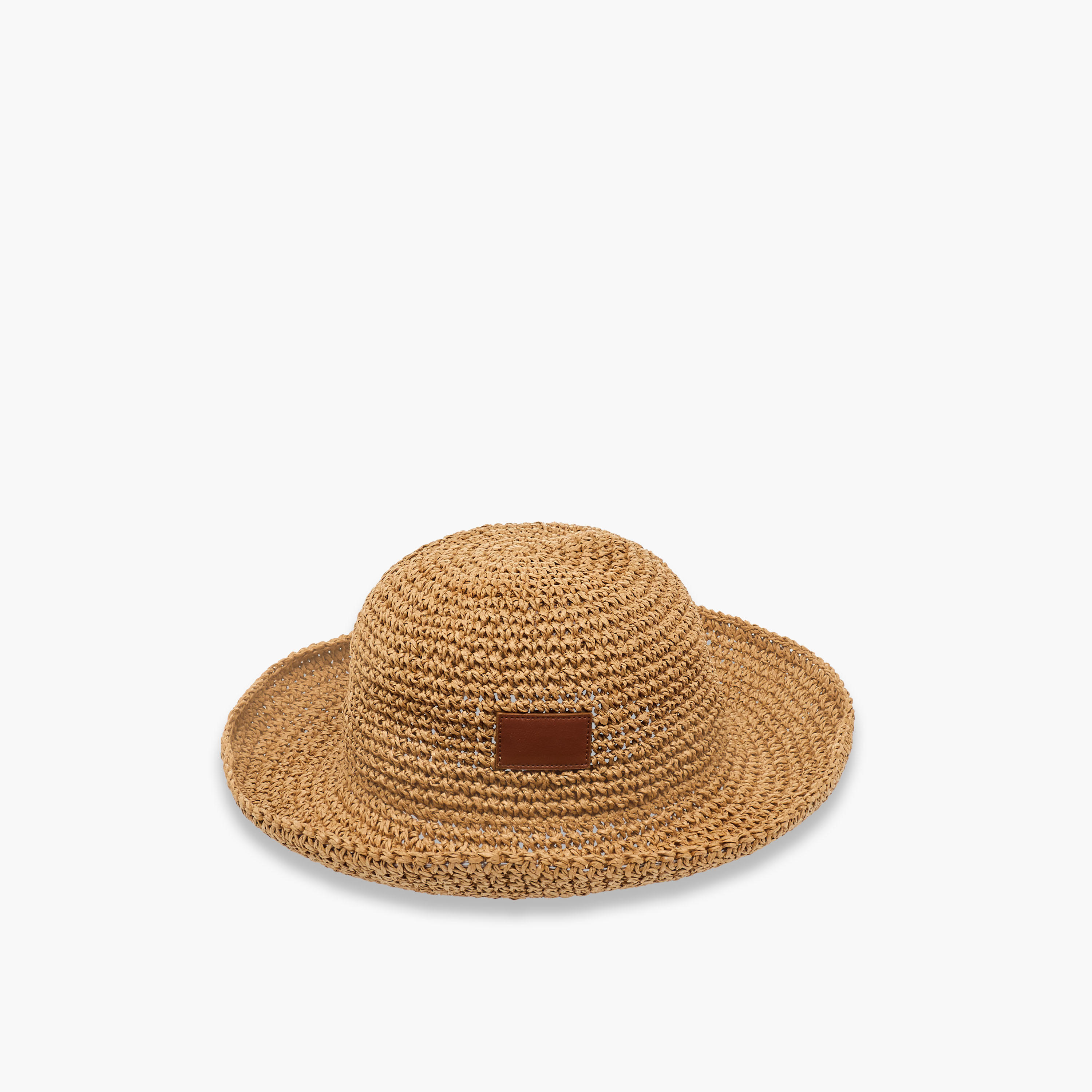 قبعة قش بارزة الملمس-women-clothingaccessories-capsandhats-image-5