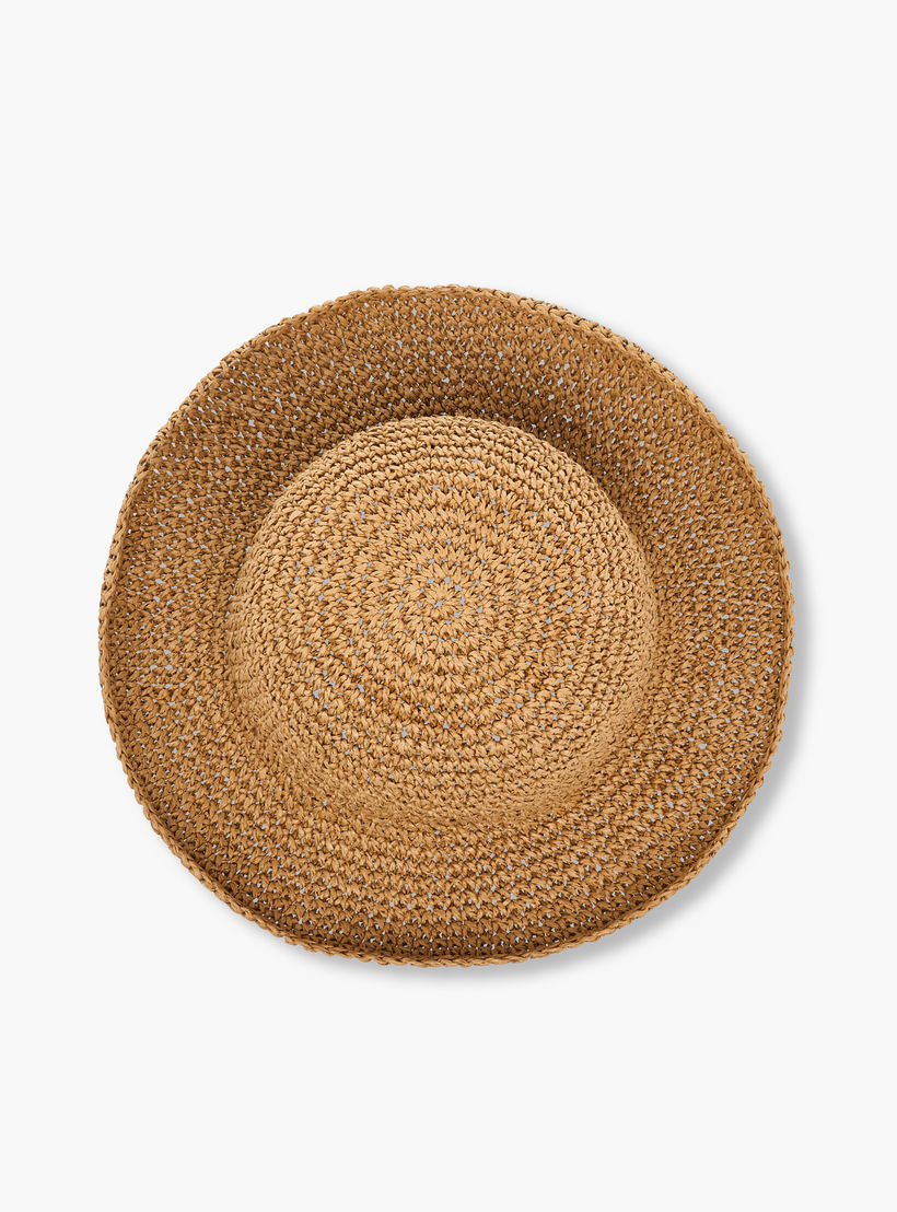 قبعة قش بارزة الملمس-women-clothingaccessories-capsandhats-image-3