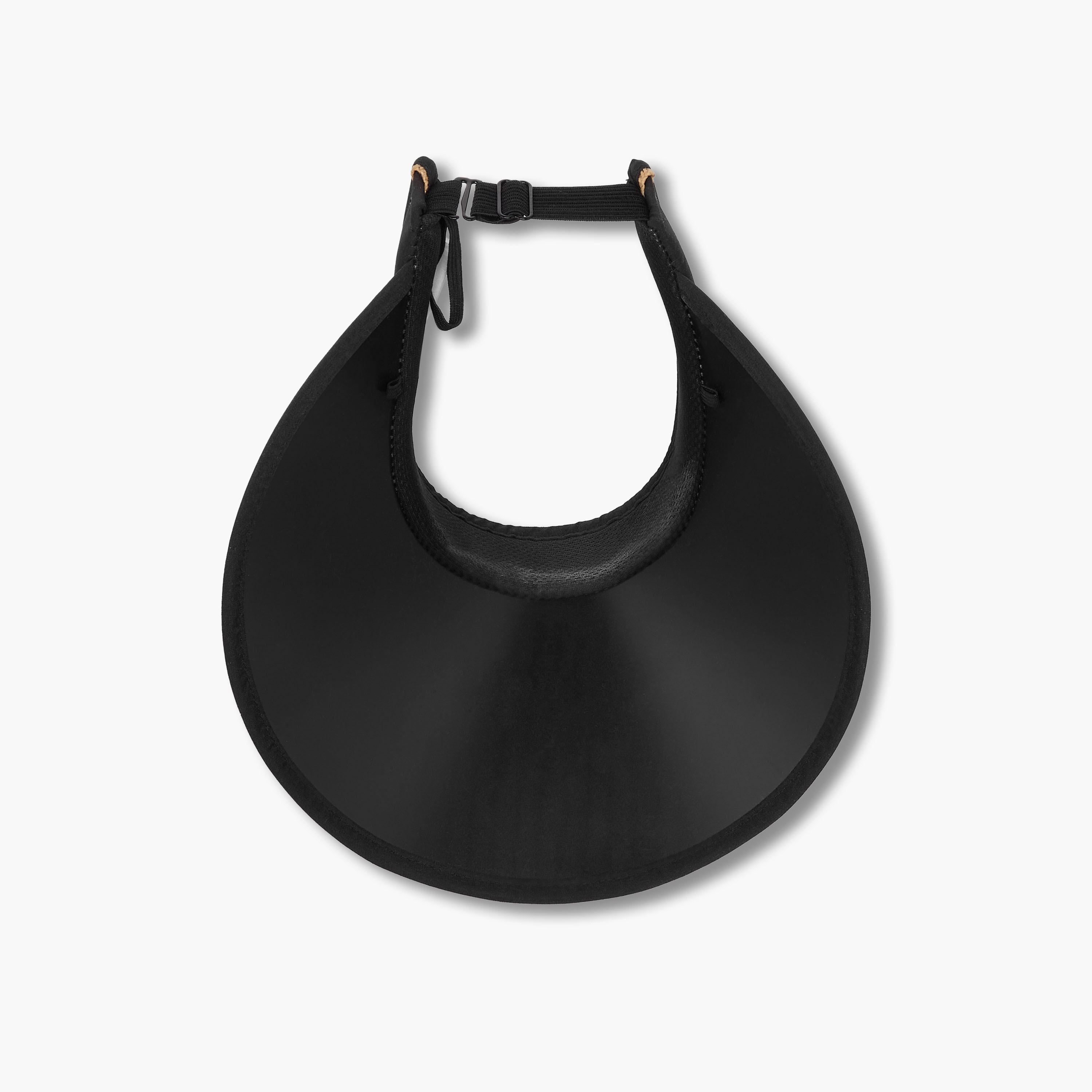 Contrast Straw Visor Cap with Buckled Strap-women-clothingaccessories-capsandhats-image-8