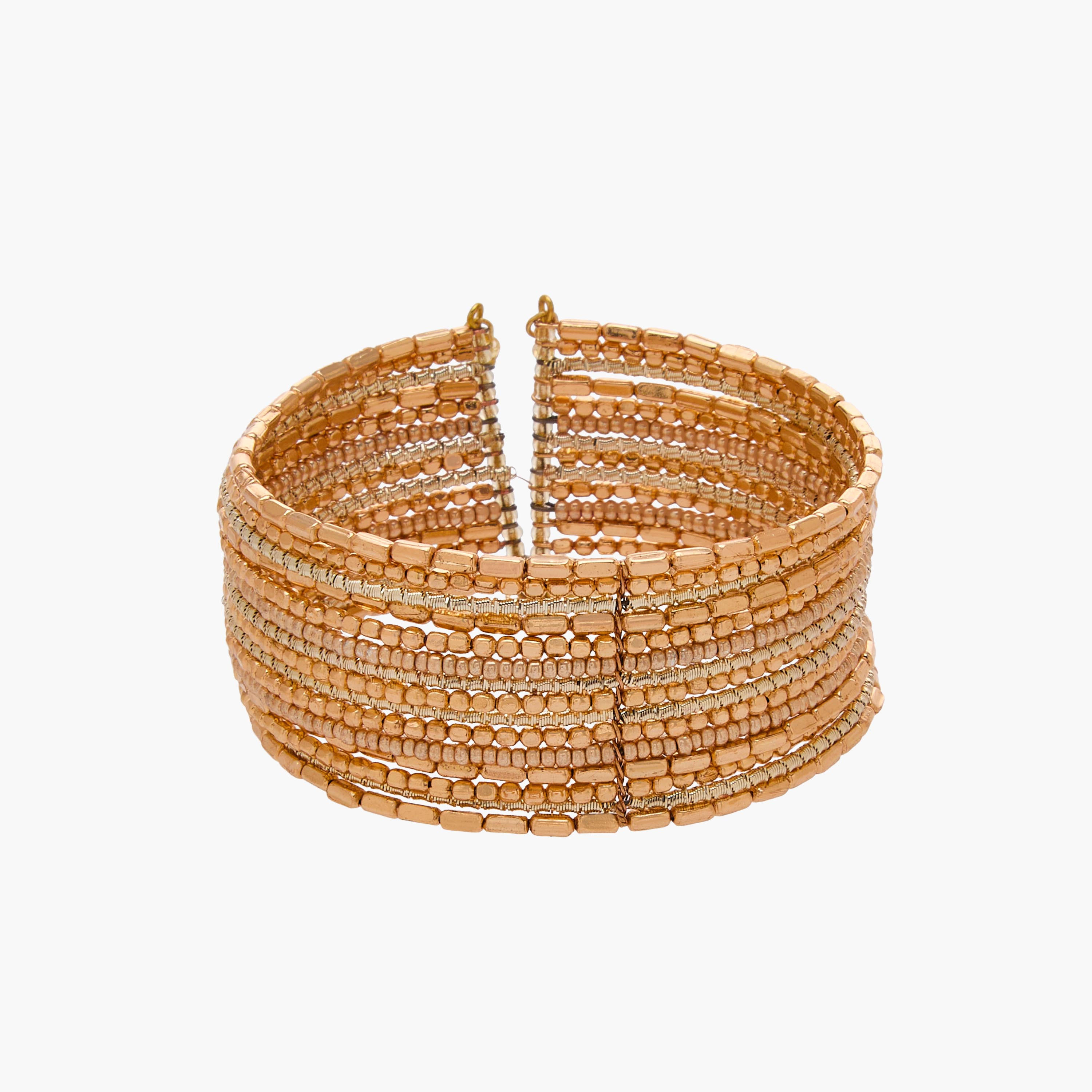 سوار خرز بلون ذهبي-women-watchesandjewellery-jewellery-banglesandbracelets-image-5