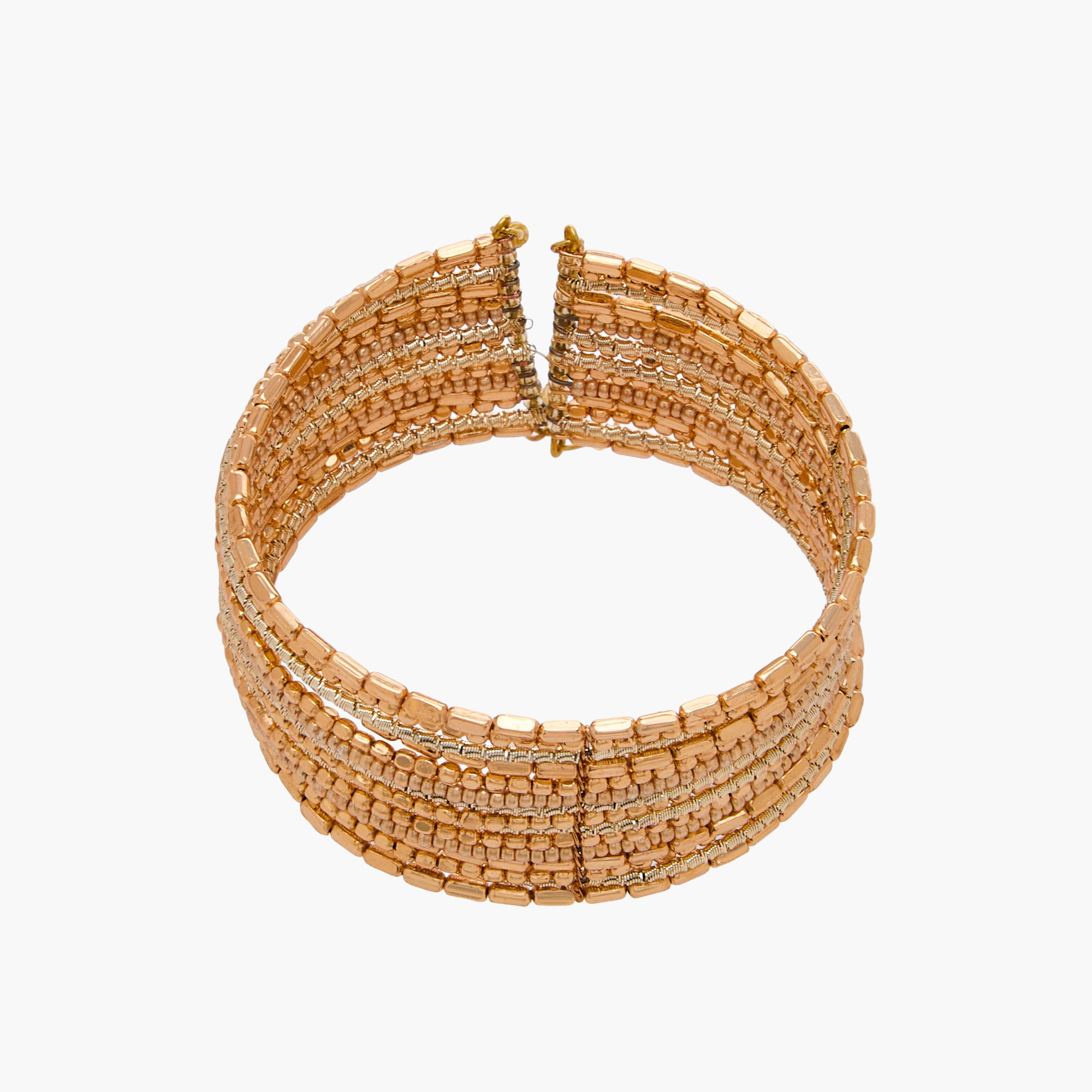 سوار خرز بلون ذهبي-women-watchesandjewellery-jewellery-banglesandbracelets-image-3