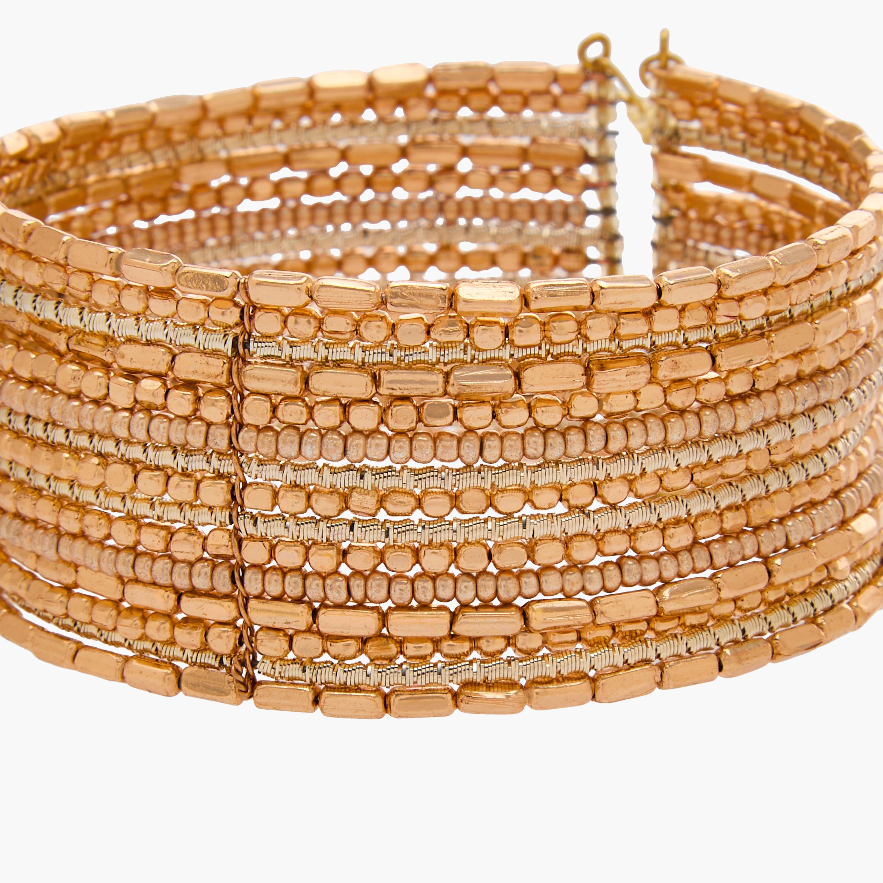 سوار خرز بلون ذهبي-women-watchesandjewellery-jewellery-banglesandbracelets-image-2