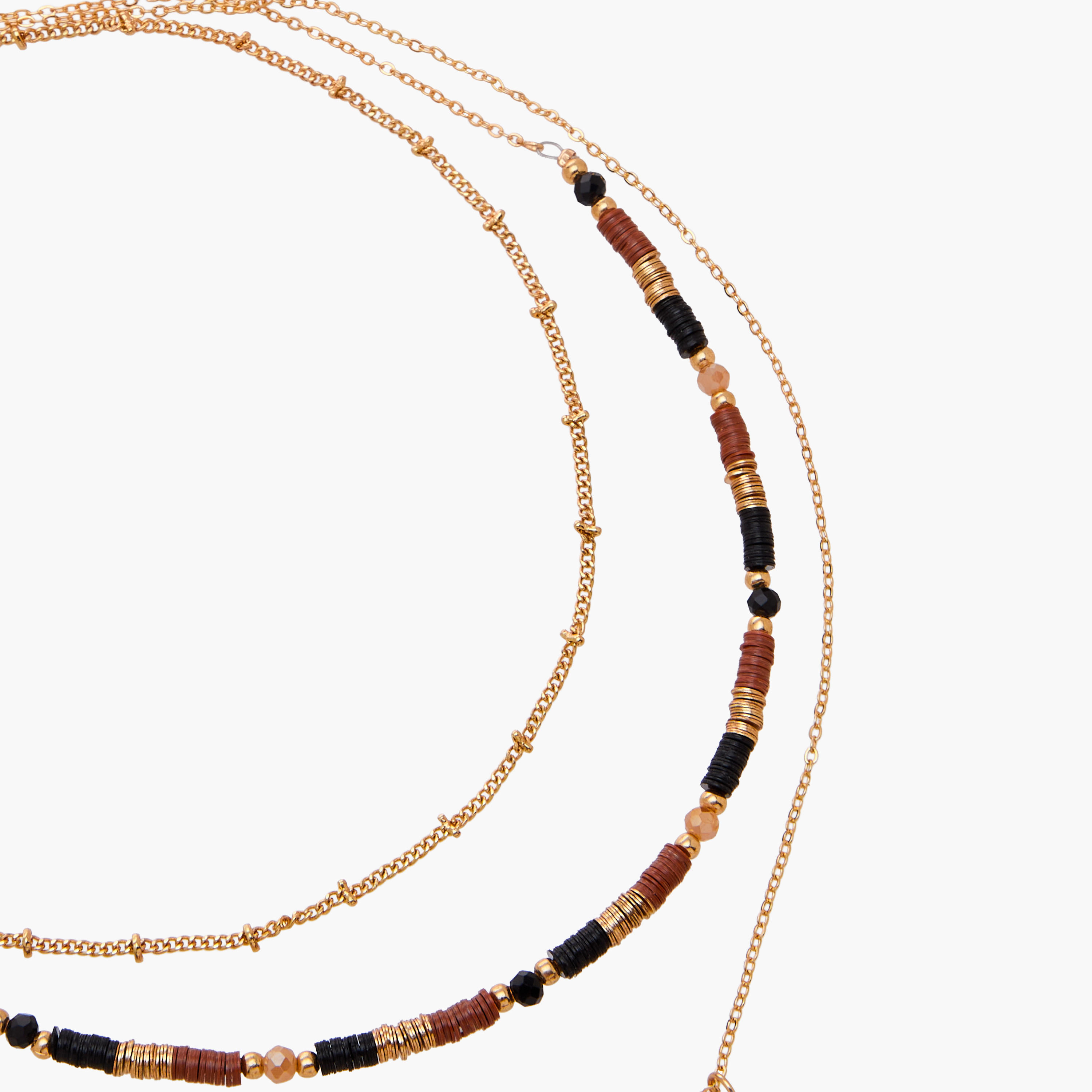 عقد خرز ذهبي اللون بطبقات-women-watchesandjewellery-jewellery-necklacesandpendants-image-3