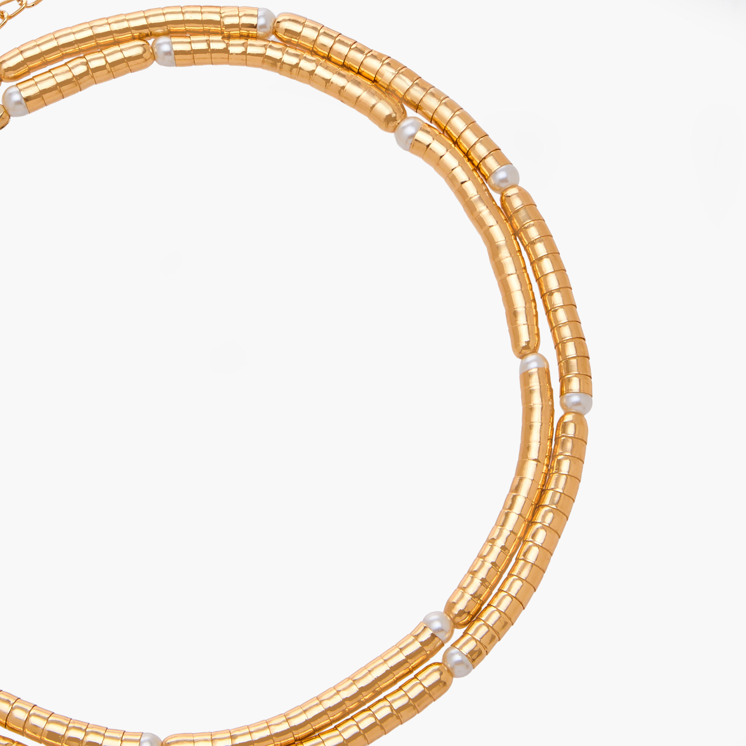 Gold Tone Beaded Layered Necklace-women-watchesandjewellery-jewellery-necklacesandpendants-image-4
