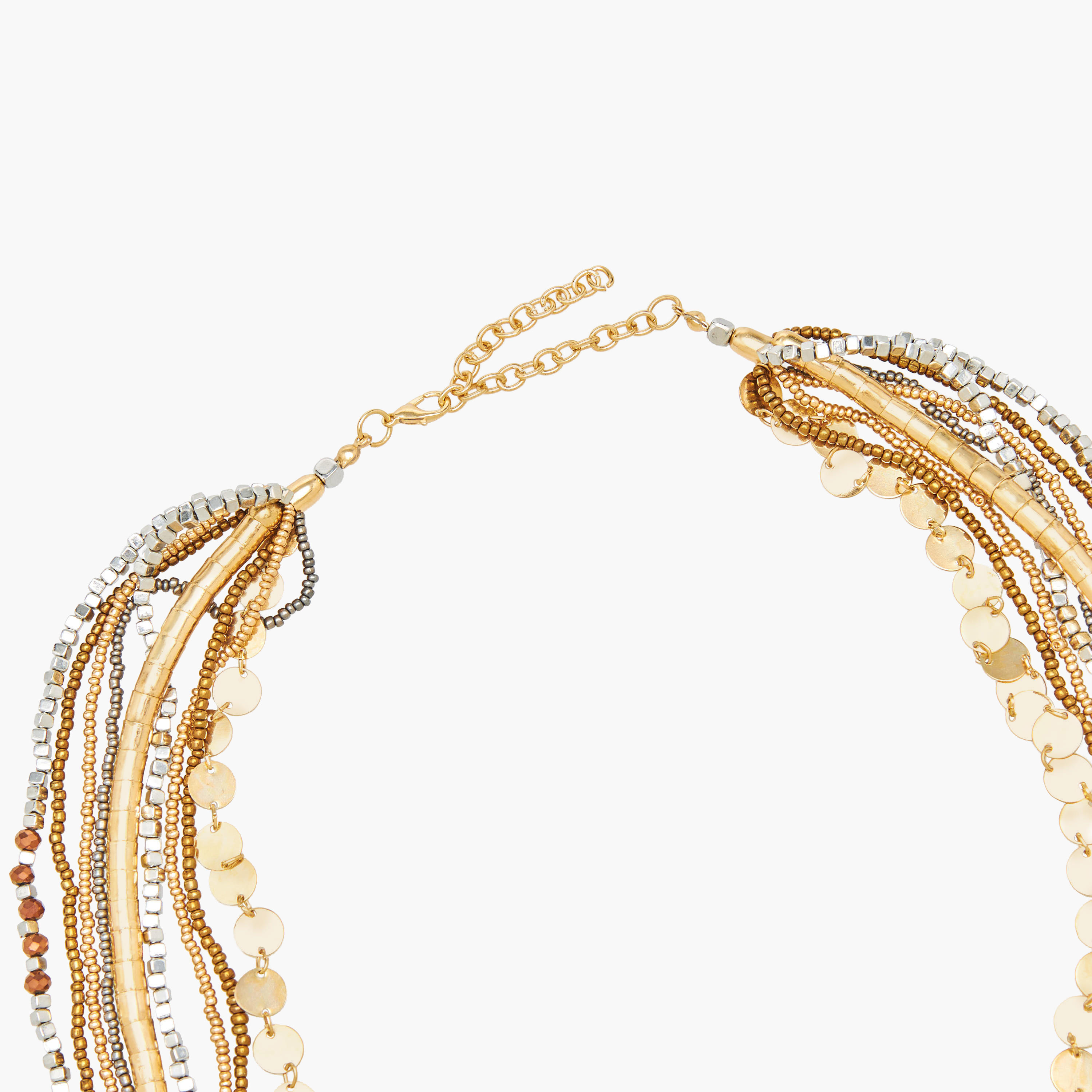 Gold Tone Layered Necklace-women-watchesandjewellery-jewellery-necklacesandpendants-image-4