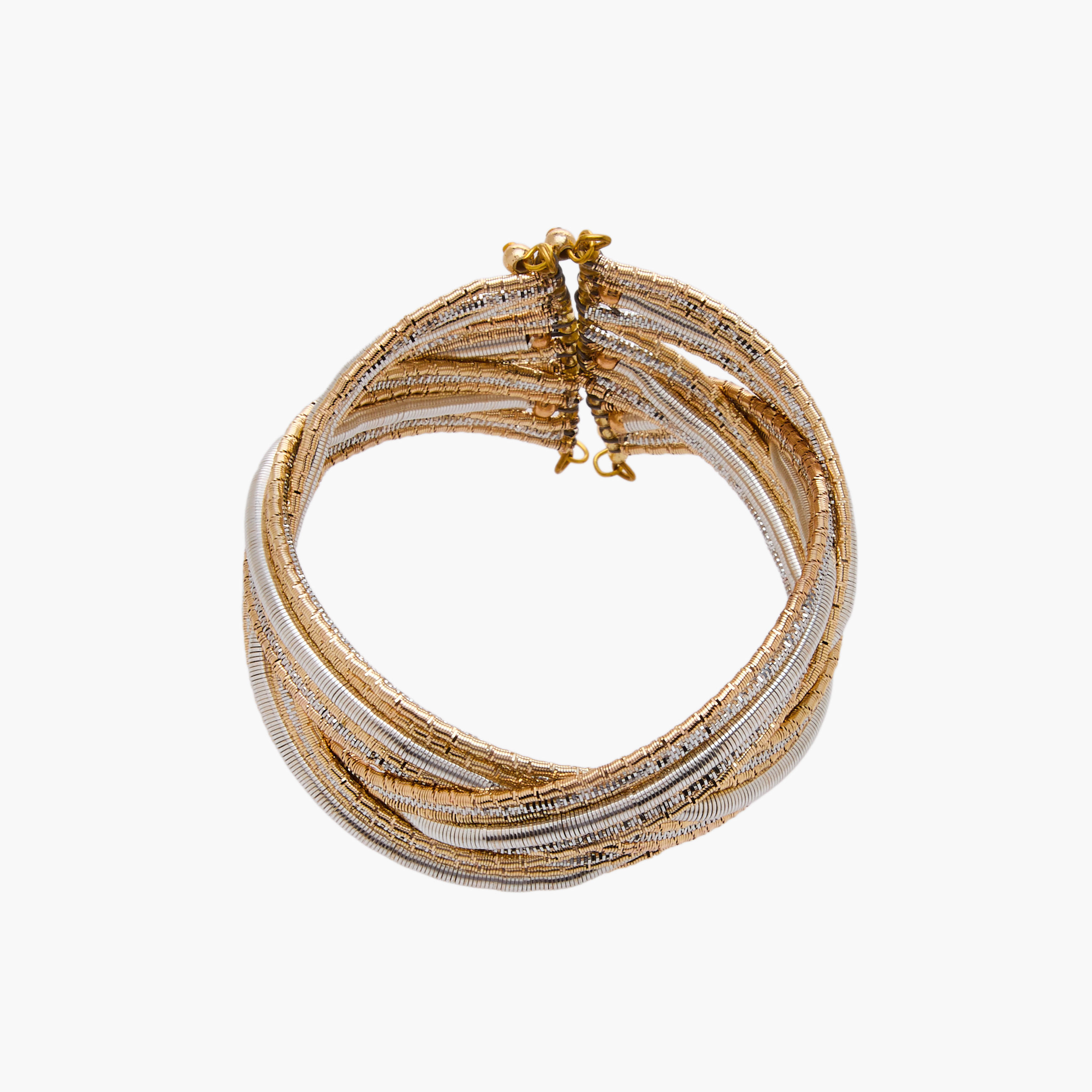 Metallic Embellished Cuff Bracelet-women-watchesandjewellery-jewellery-banglesandbracelets-image-3
