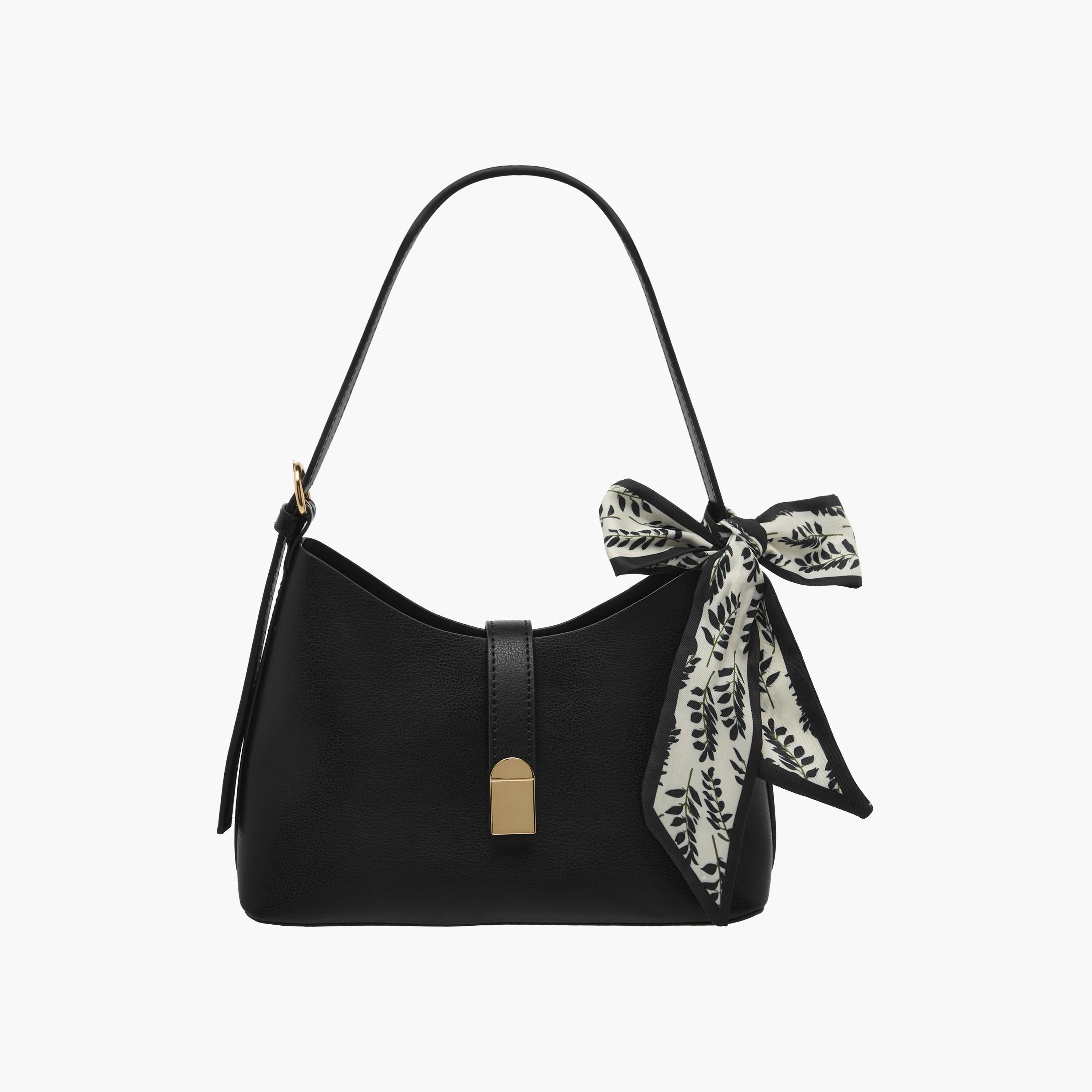شنطة كتف بمقبض قابل للتعديل وتفاصيل وشاح وطبعات-women-bagsandwallets-handbags-image-1