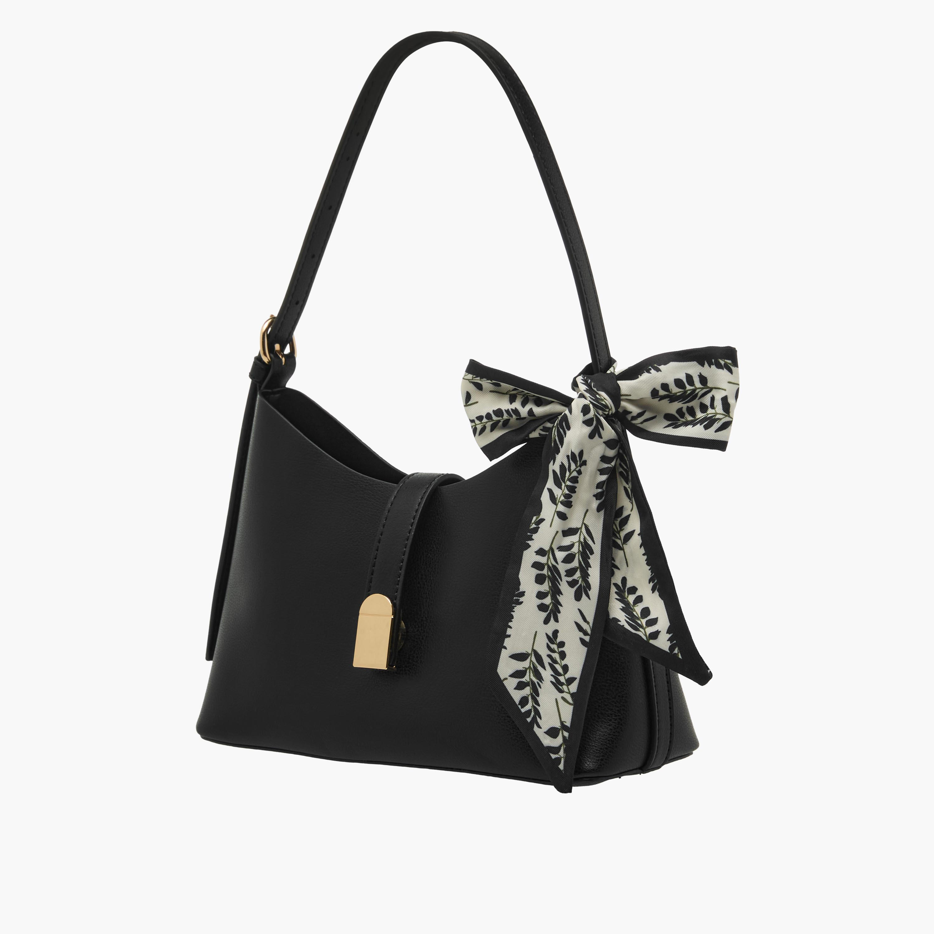 شنطة كتف بمقبض قابل للتعديل وتفاصيل وشاح وطبعات-women-bagsandwallets-handbags-image-3