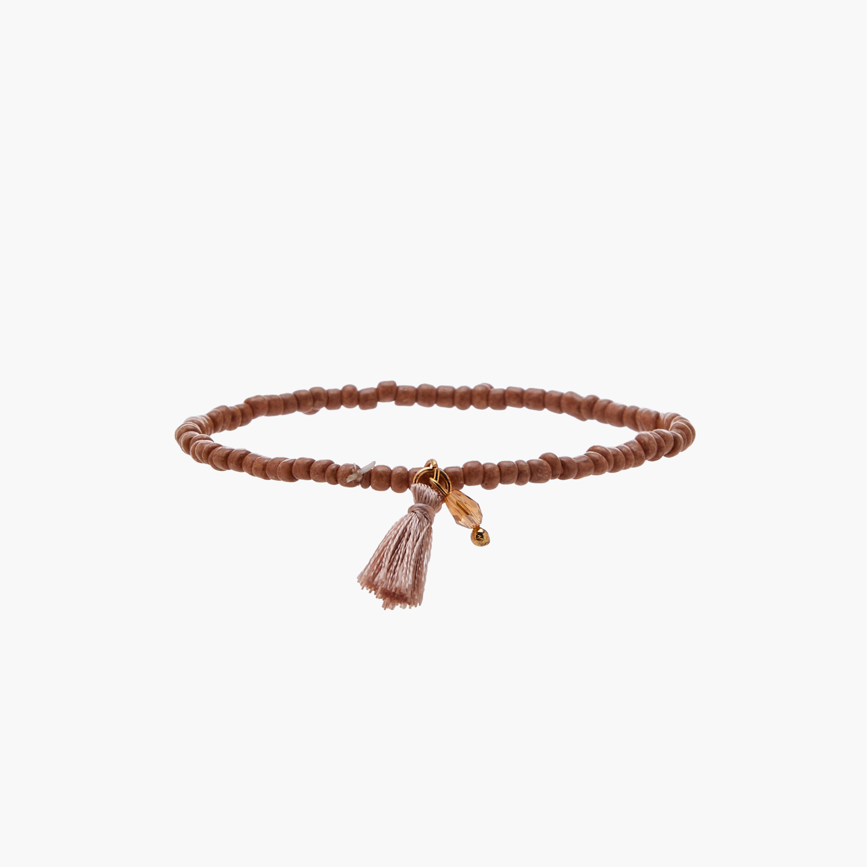 طقم من 9 - سوار خرز مطاطي بلون ذهبي-women-watchesandjewellery-jewellery-banglesandbracelets-image-3