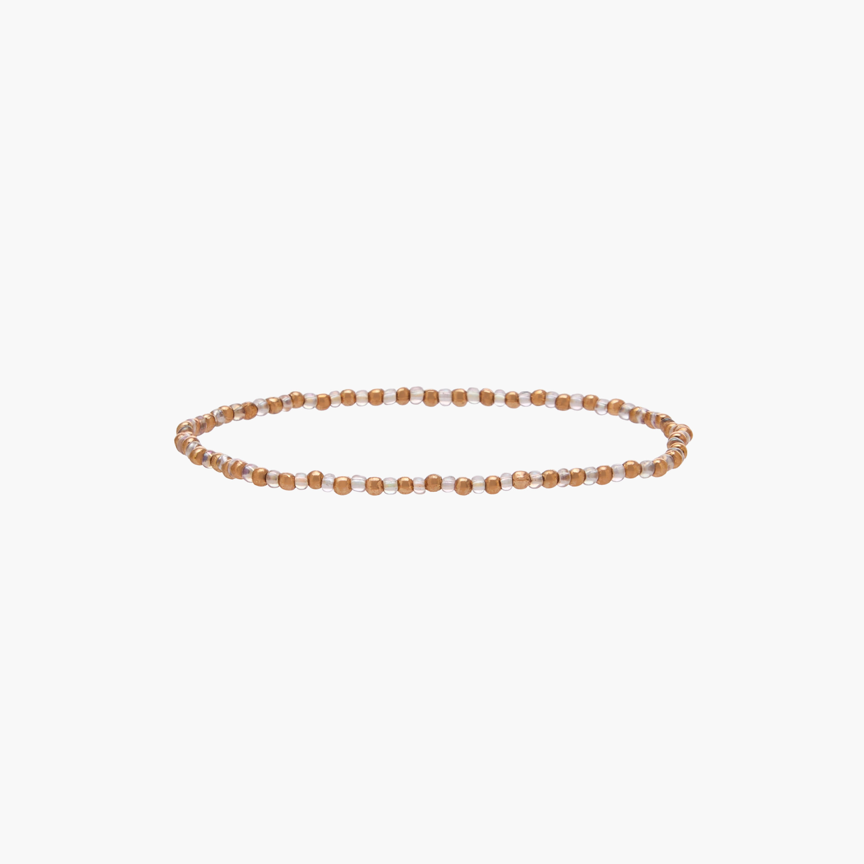 طقم من 9 - سوار خرز مطاطي بلون ذهبي-women-watchesandjewellery-jewellery-banglesandbracelets-image-7