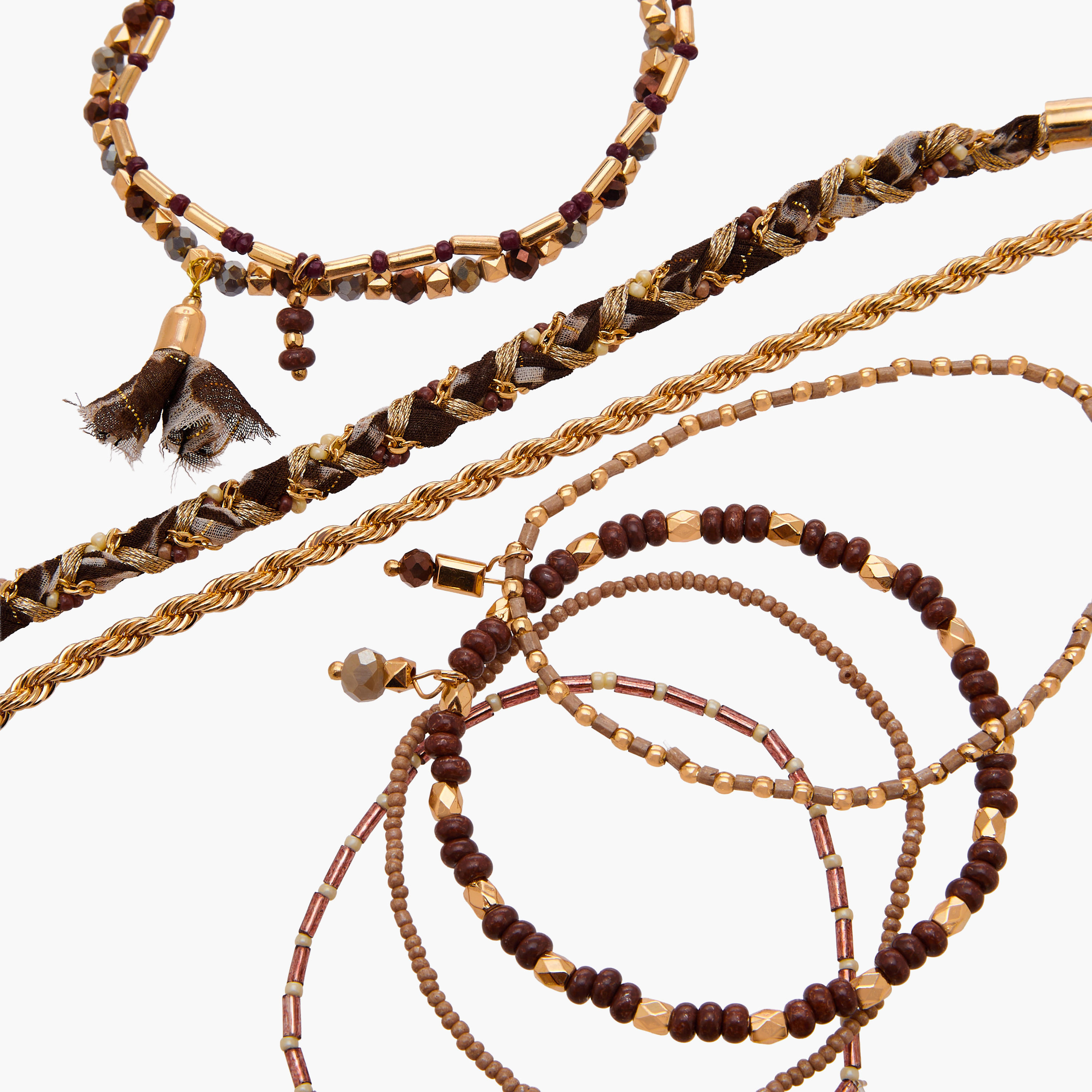 طقم من 8 - سوار خرز مطاطي-women-watchesandjewellery-jewellery-banglesandbracelets-image-20