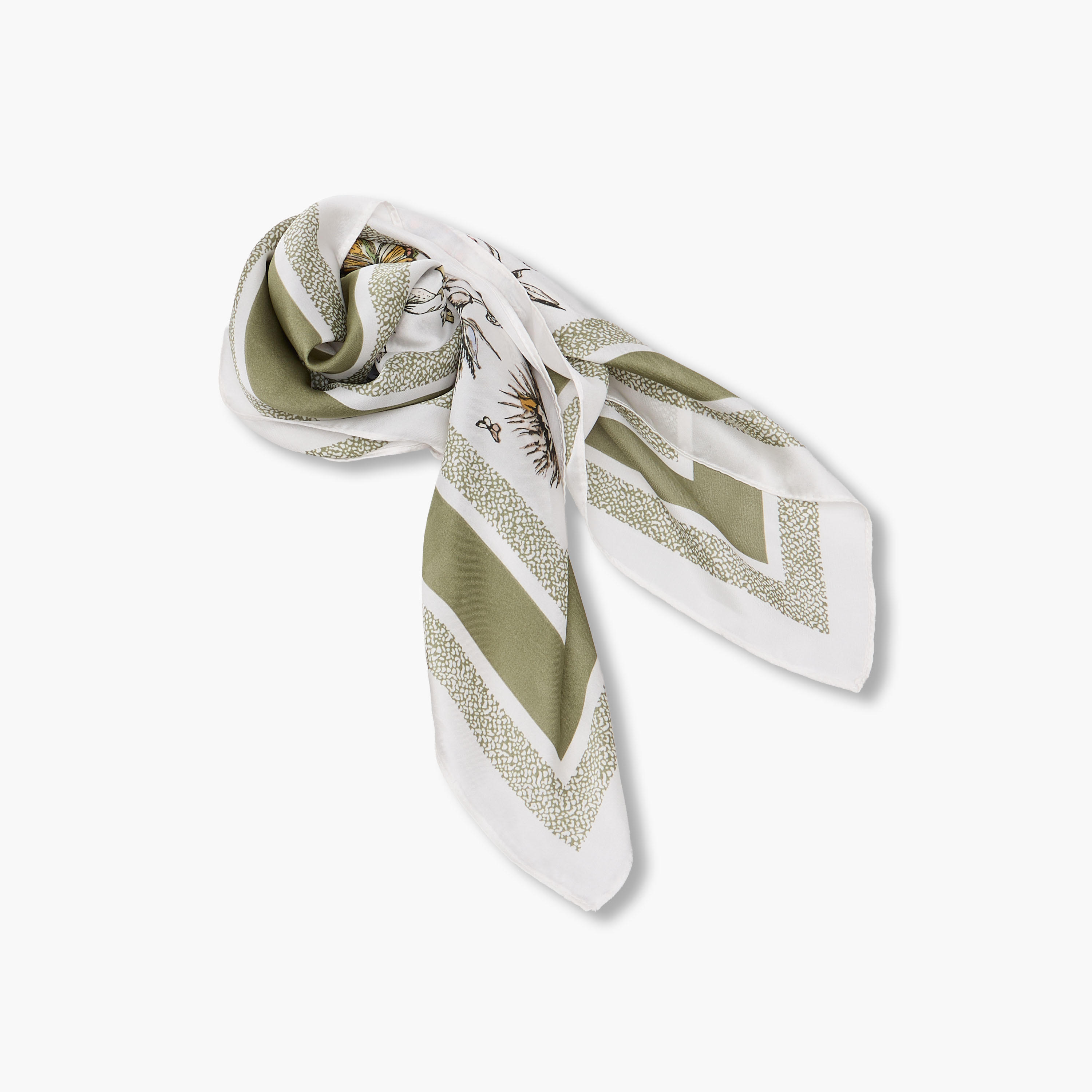 Square Scarf Butterfly Print Satin-women-winterwear-scarves-image-4