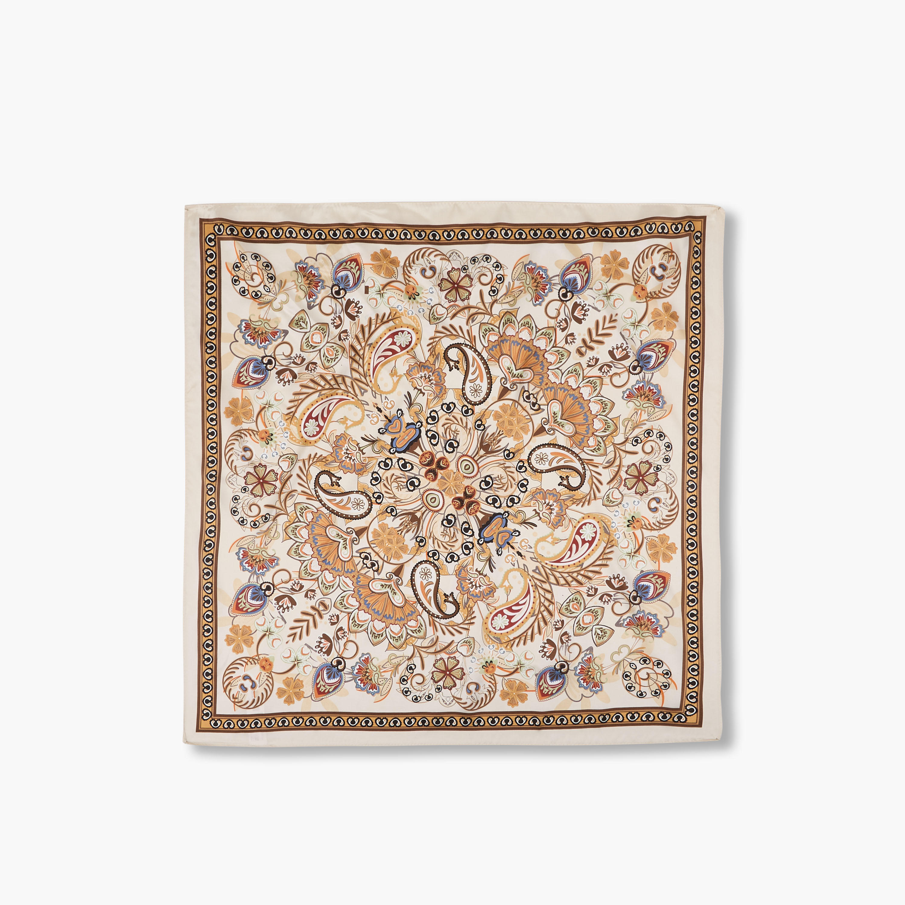 وشاح ساتان مربّع بطبعات بيزلي متعدّد الألوان-women-winterwear-scarves-image-6
