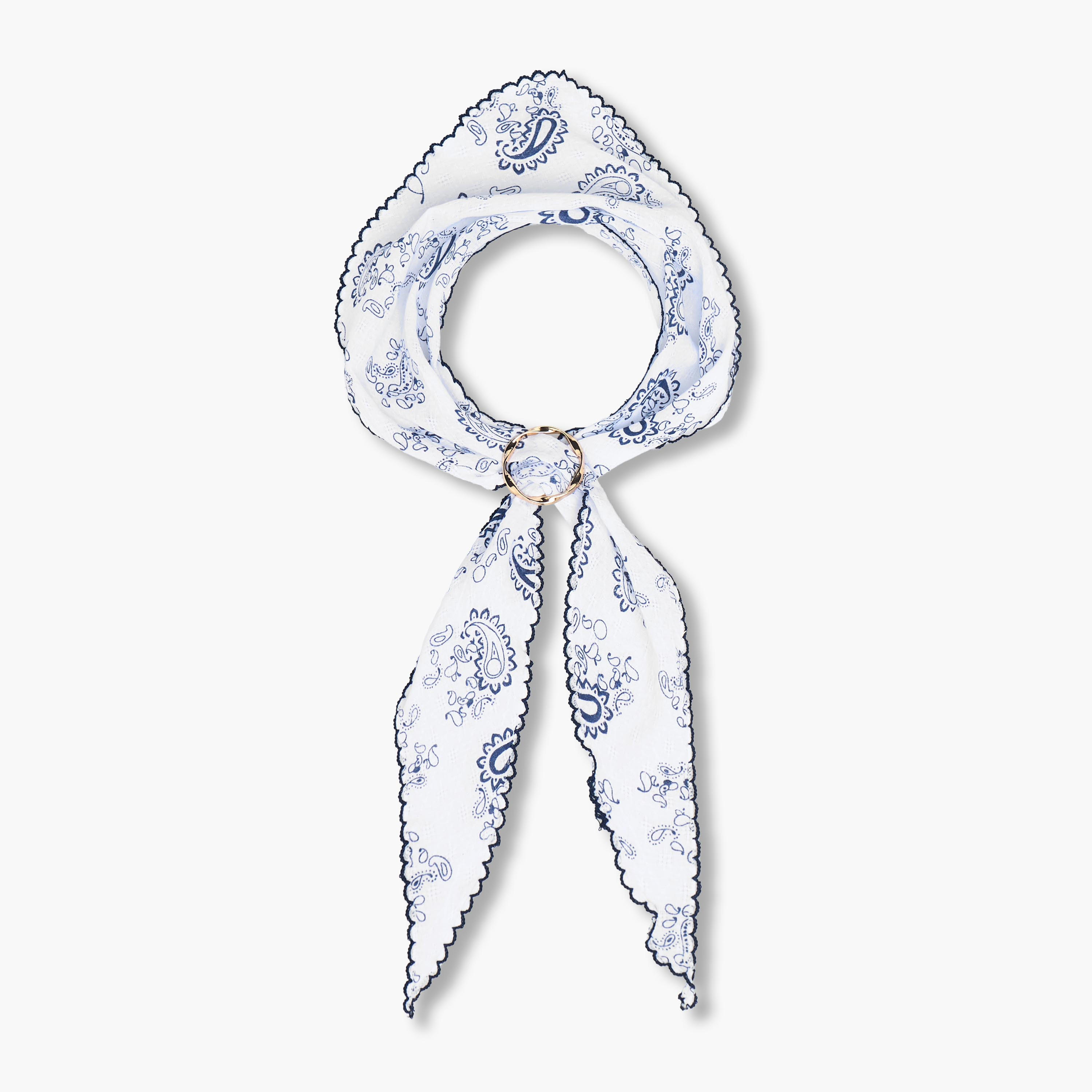 Bandana Paisley Print White-women-winterwear-scarves-image-3
