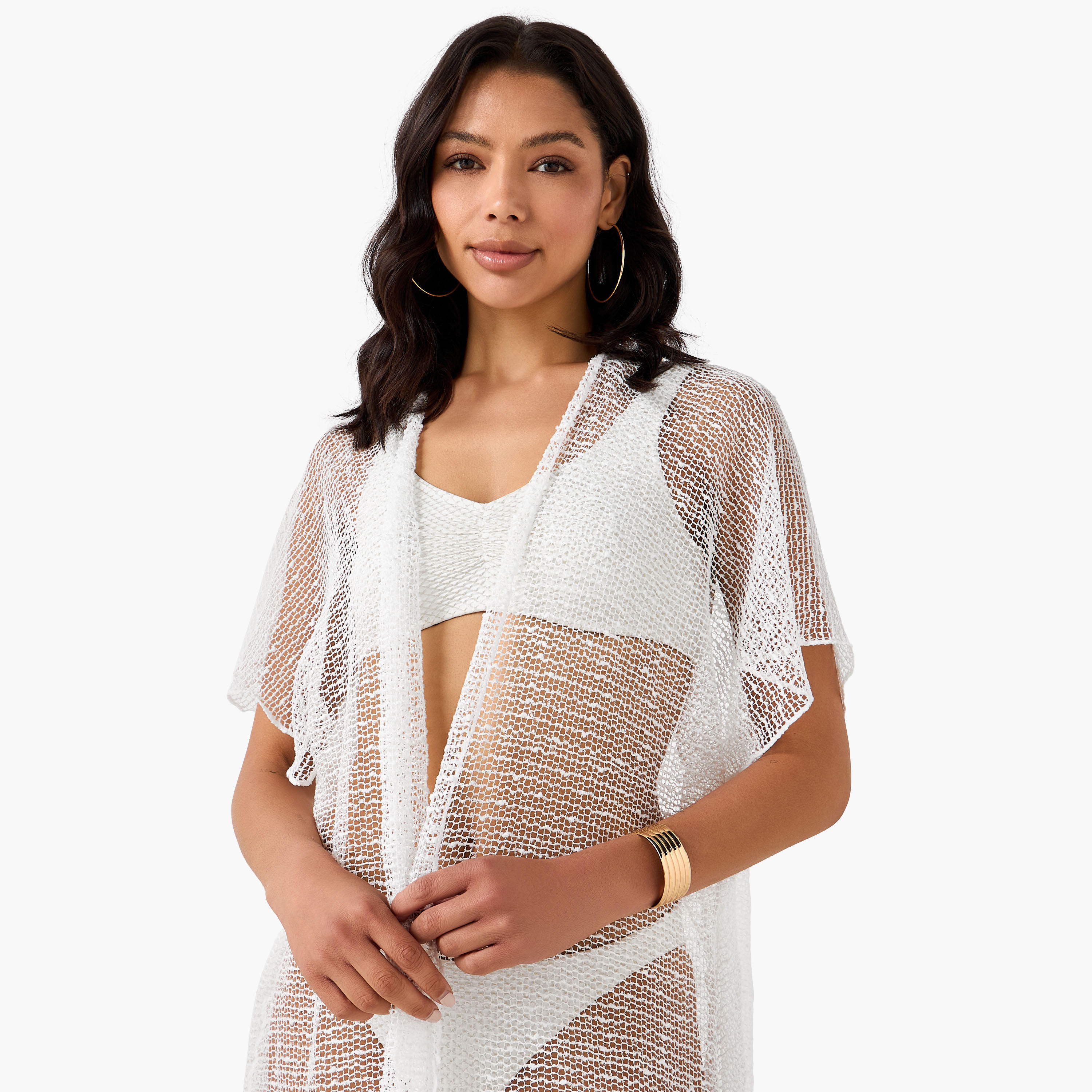 غطاء بارز الملمس للنساء-women-clothing-swimandbeach-coverups-image-1