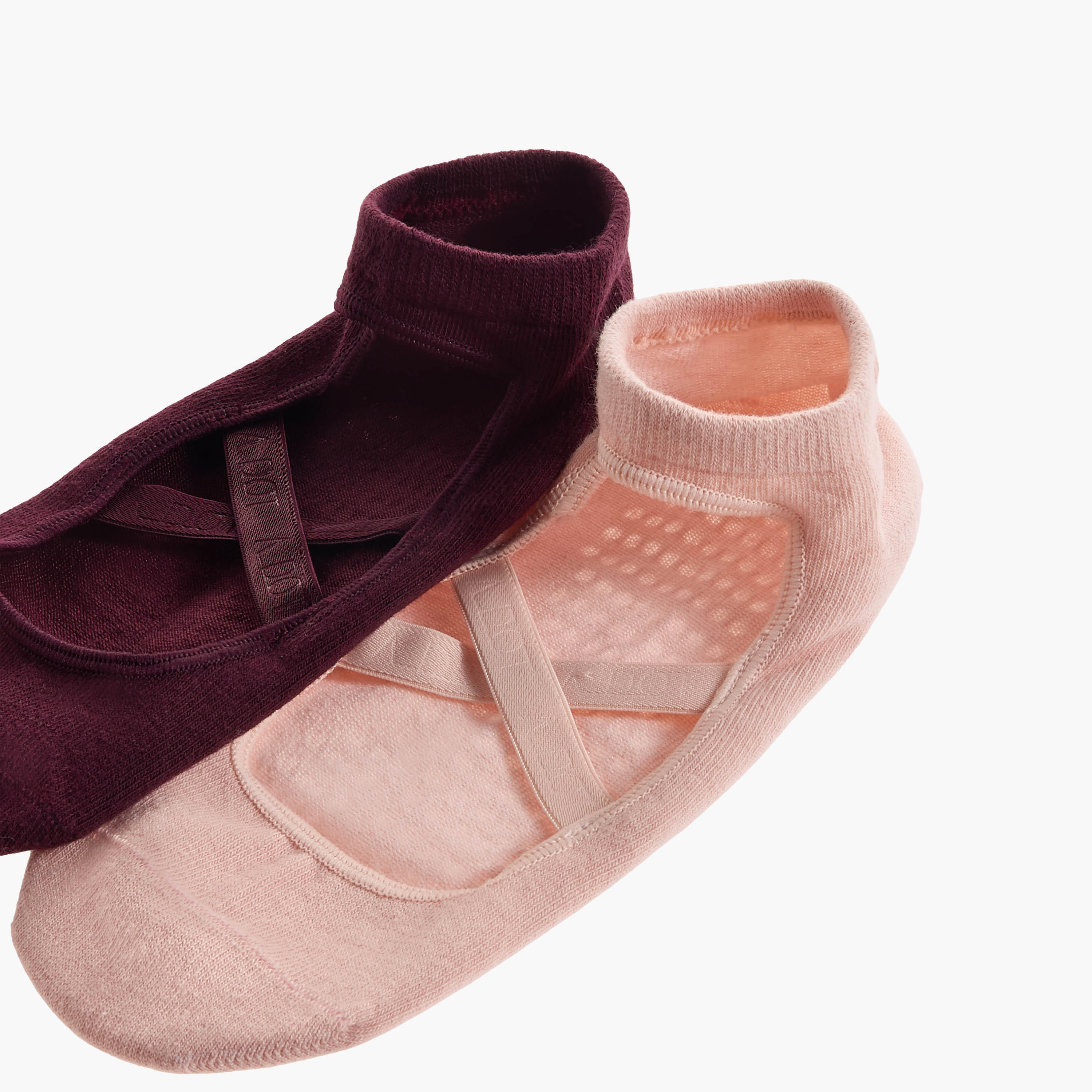 Pack of 2 Yoga Footie Socks-women-socksandstockings-image-4