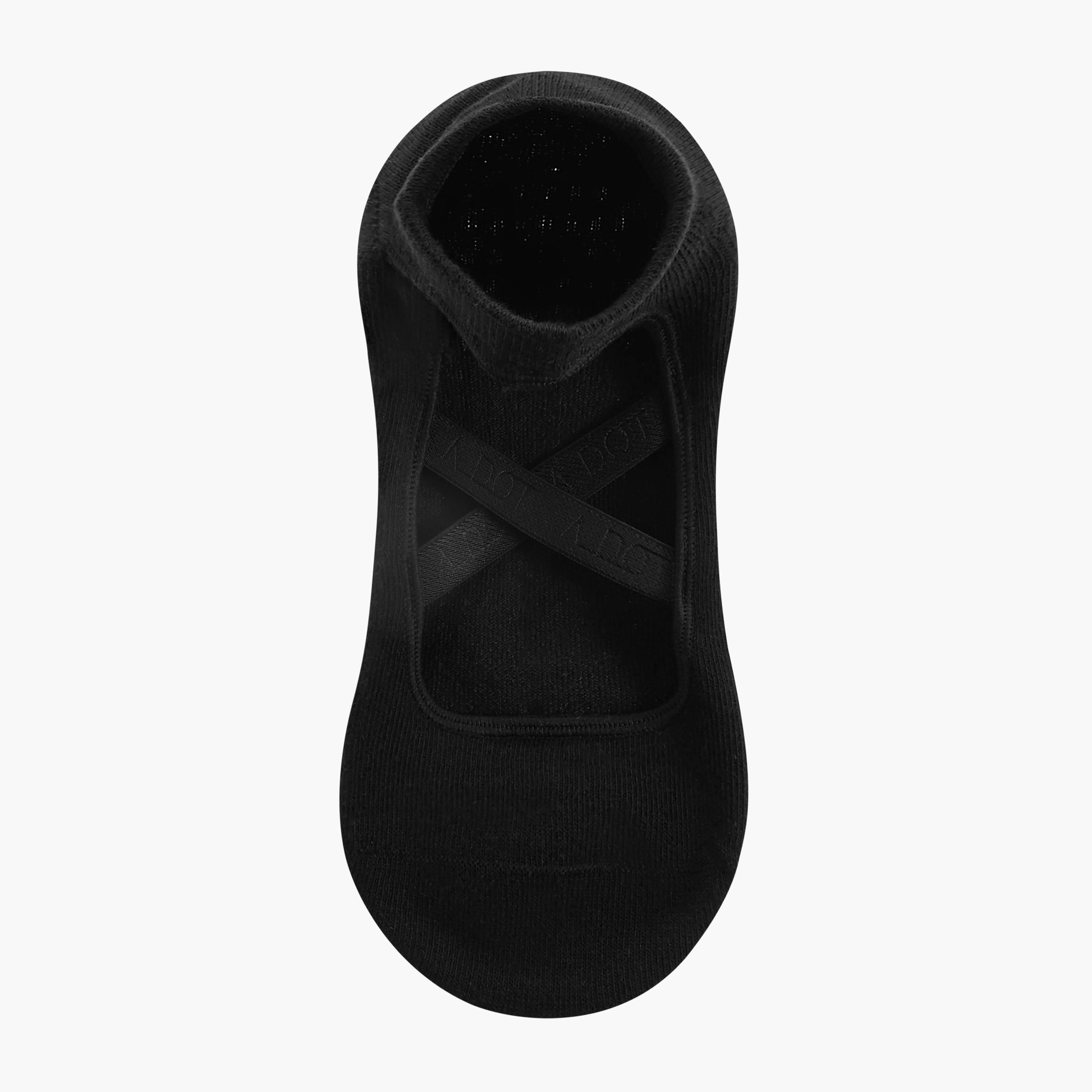 Pack of 2 Yoga Footie Cotton Socks-women-socksandstockings-image-2