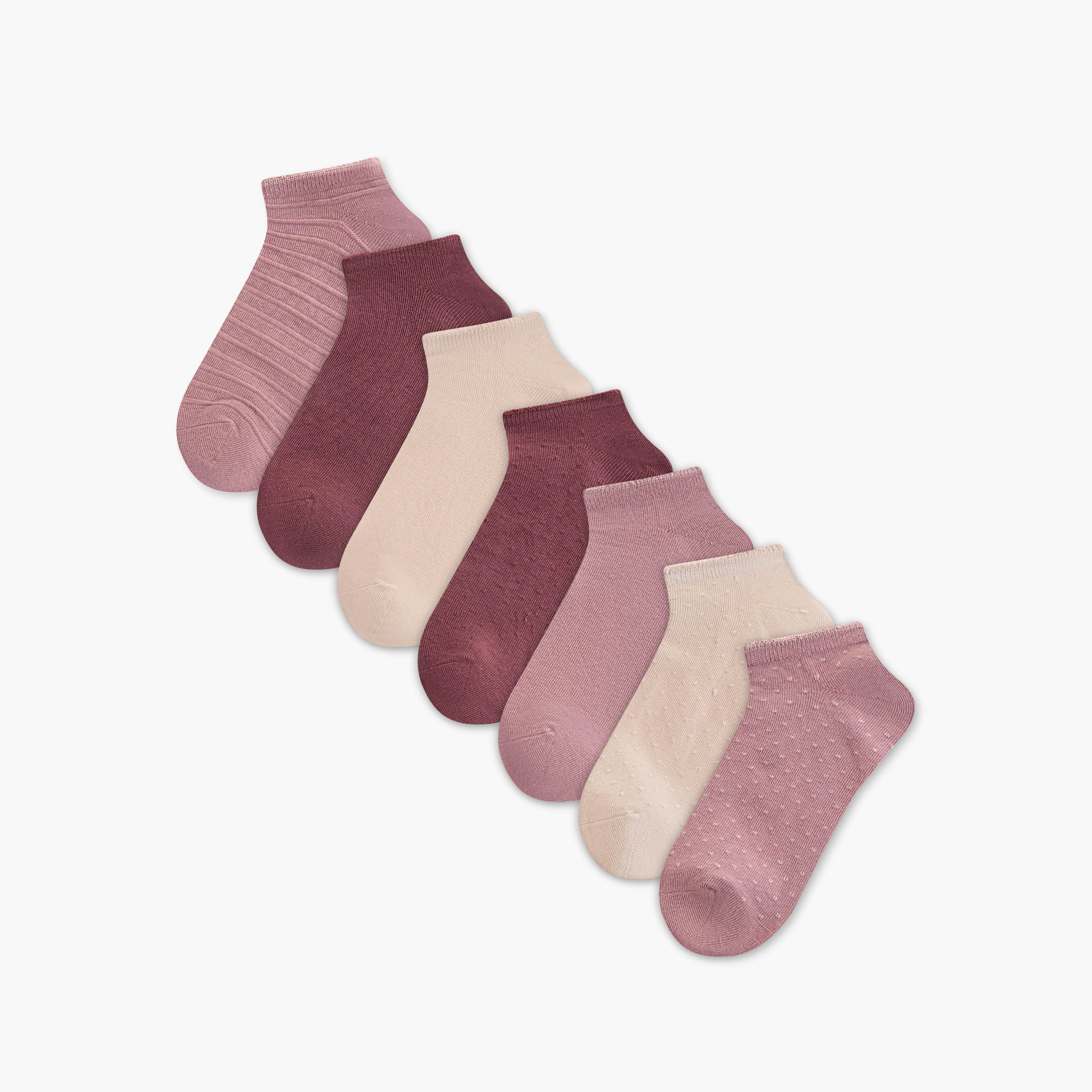 Pack of 7 Ankle Length Socks-women-socksandstockings-image-1
