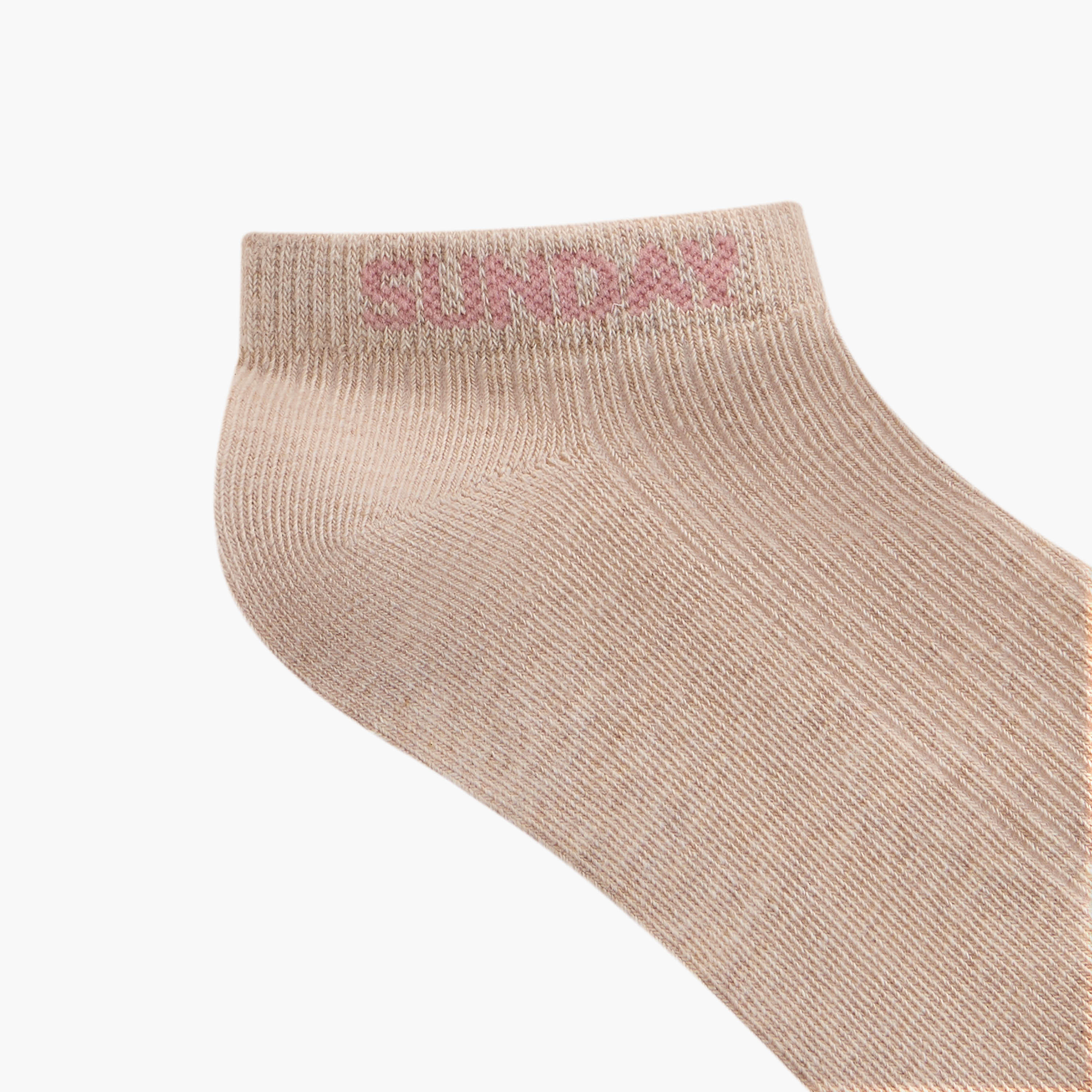 Pack of 7 Ankle Length Cotton Socks-women-socksandstockings-image-3