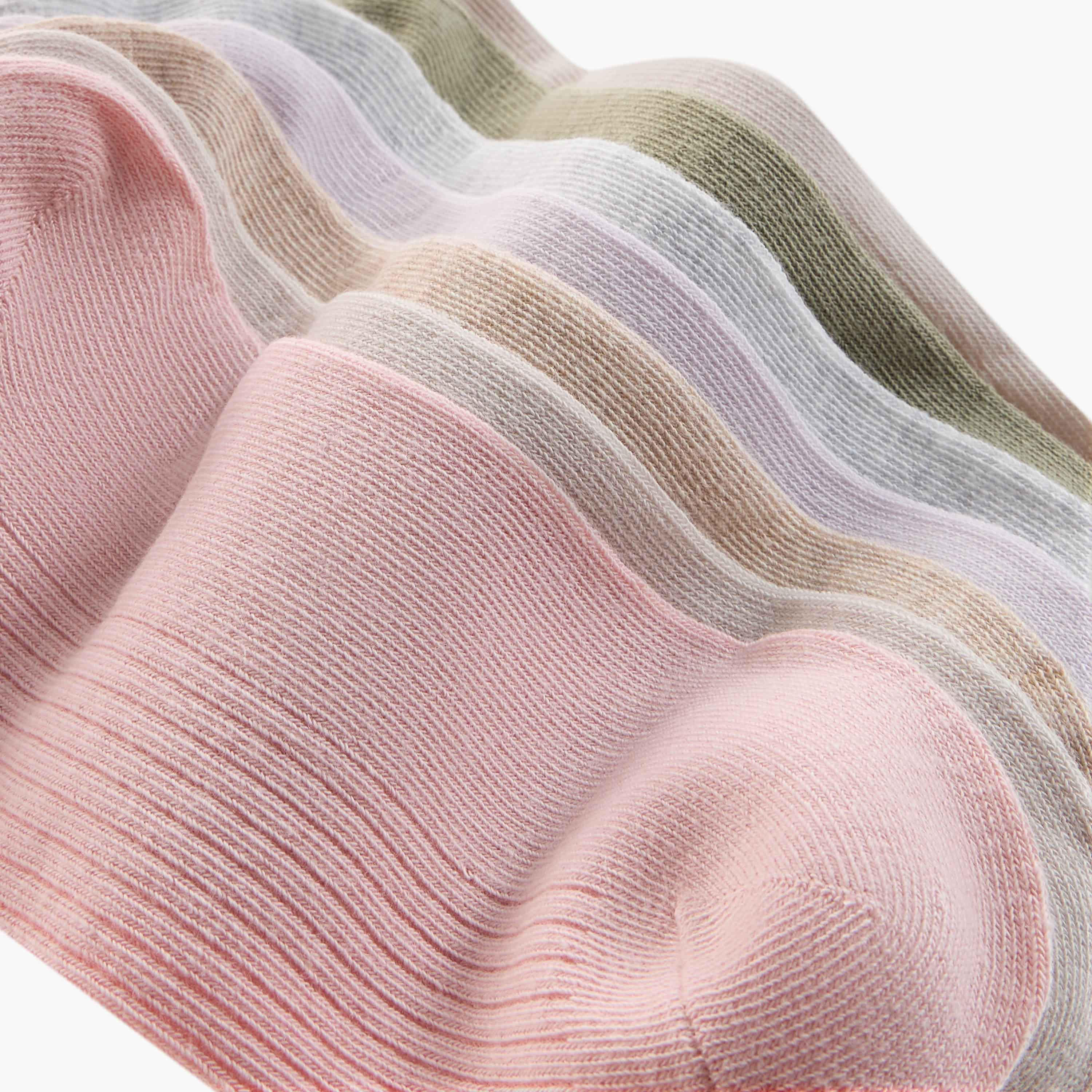 Pack of 7 Ankle Length Cotton Socks-women-socksandstockings-image-4