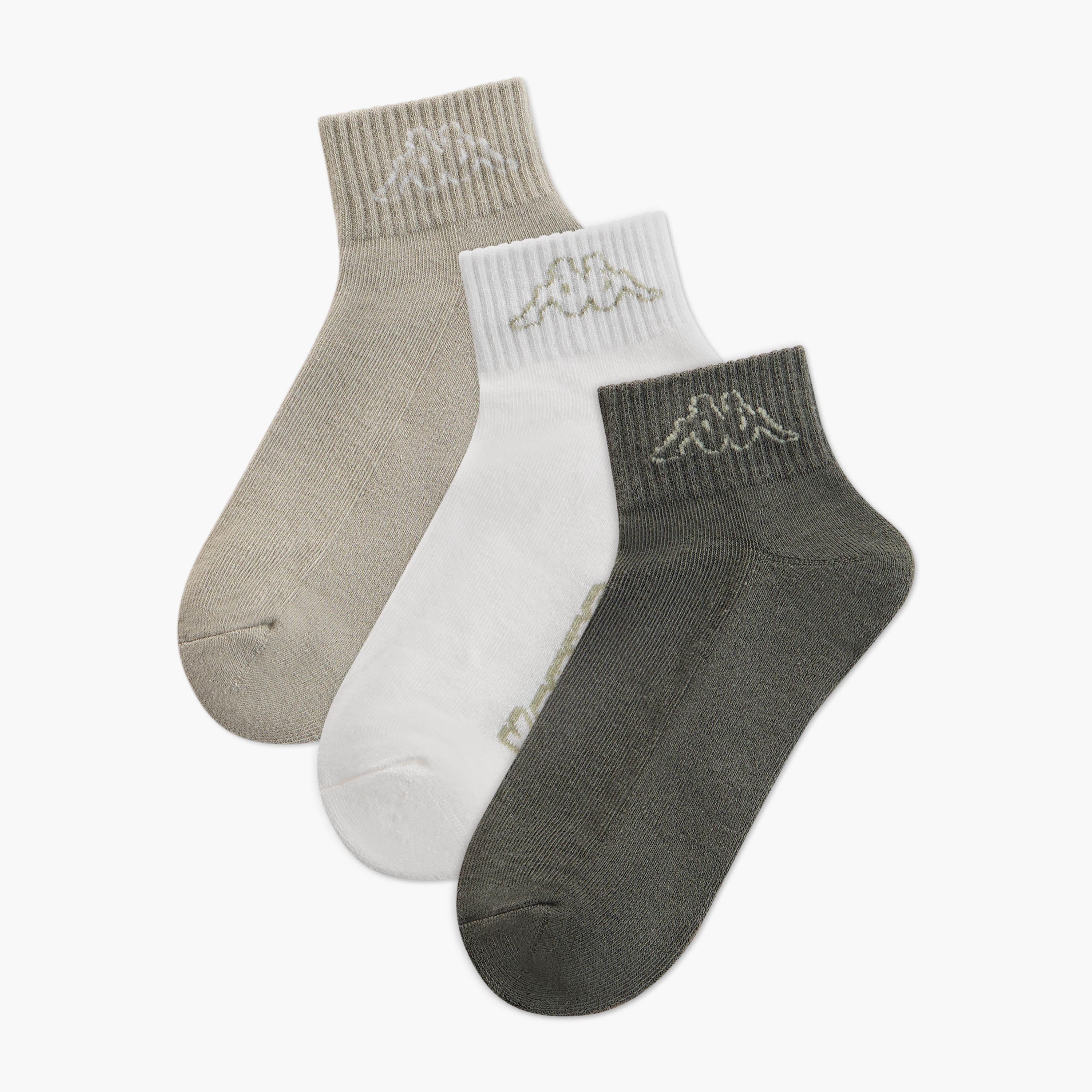 Kappa Pack of 3 Crew Length Socks-women-socksandstockings-image-1
