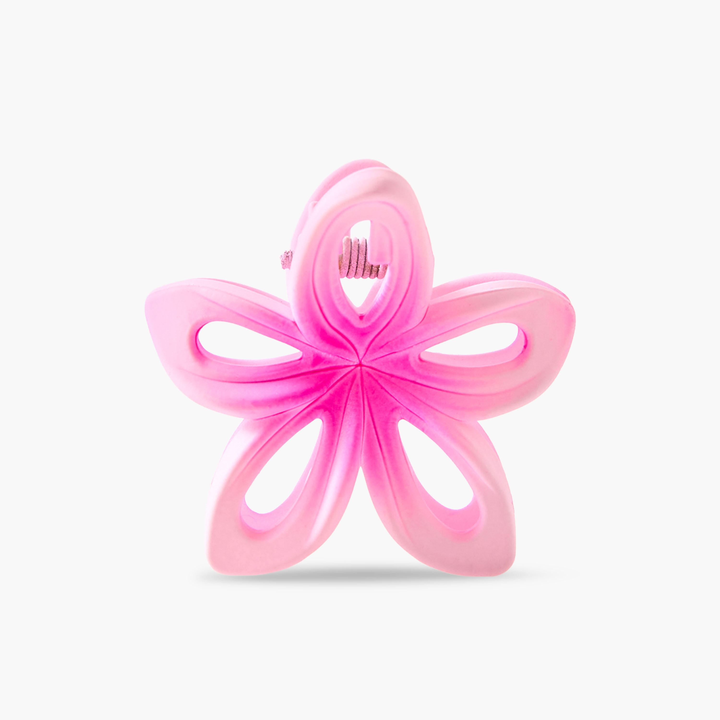 طقم مشابك شعر وردية بتصميم مفرغ 6 قطع-women-hairaccessories-clamps-image-5