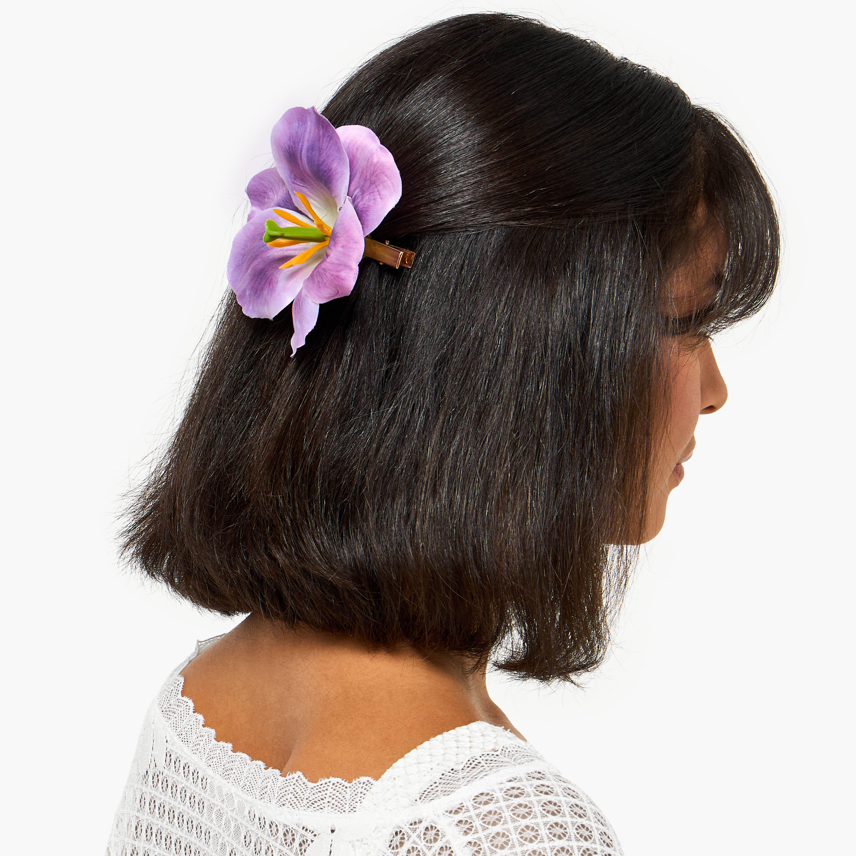 مشبك شعر بتصميم زهرة الزنبق الأنيقة والجذابة-women-hairaccessories-clamps-image-2