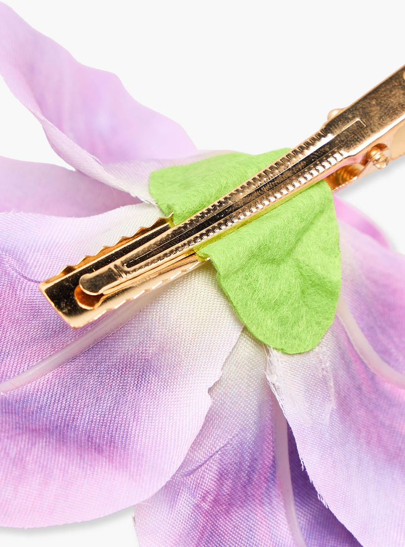 مشبك شعر بتصميم زهرة الزنبق الأنيقة والجذابة-women-hairaccessories-clamps-image-4
