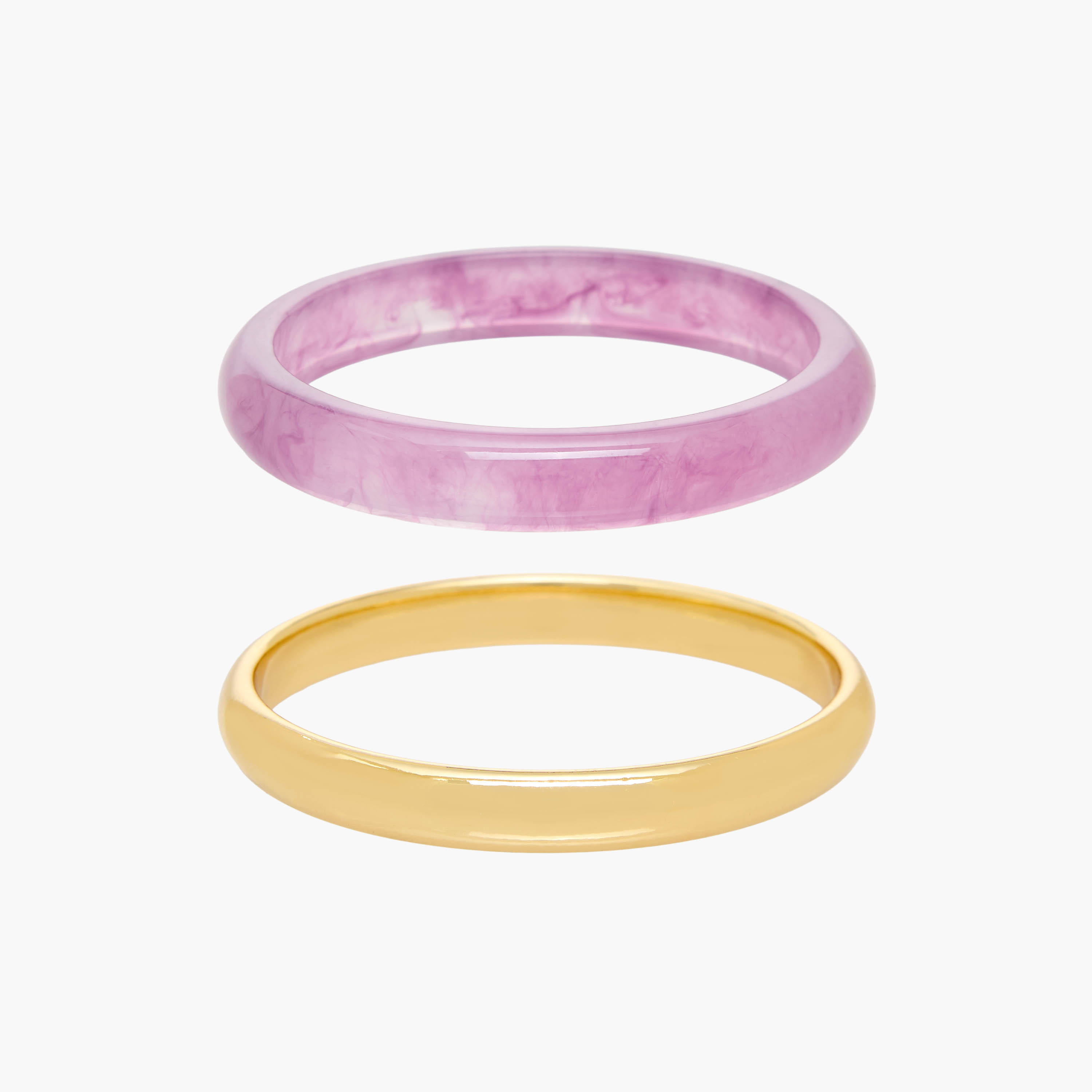طقم أساور بتصاميم متنوعة من قطعتين-women-watchesandjewellery-jewellery-banglesandbracelets-image-1