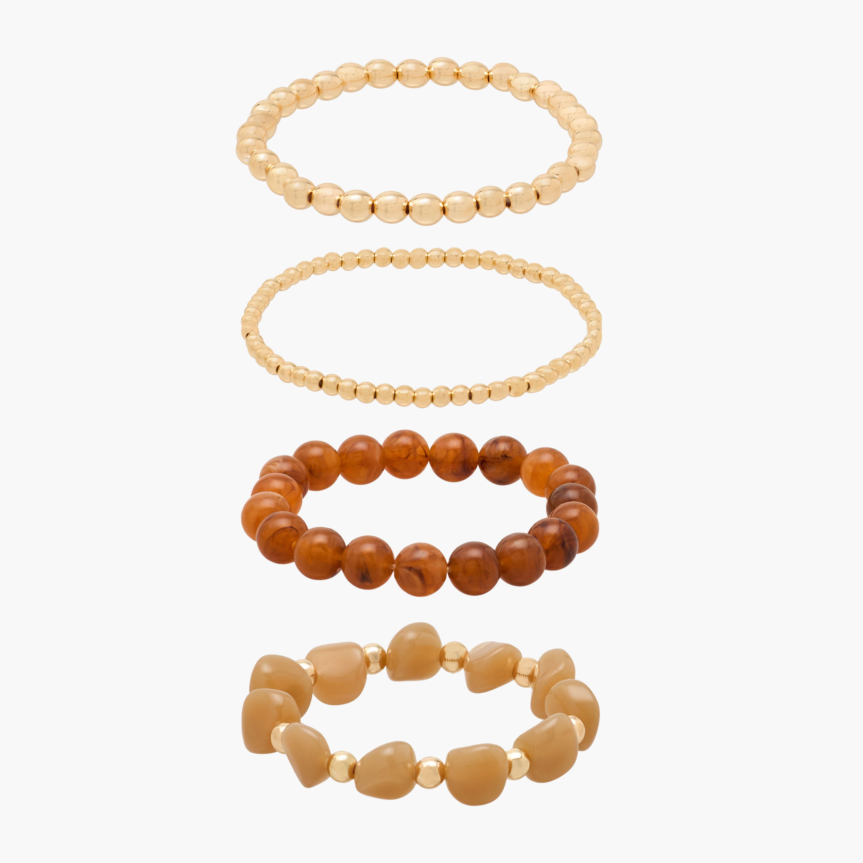 أساور خرز - عبوة 4 قطع-women-watchesandjewellery-jewellery-banglesandbracelets-image-1