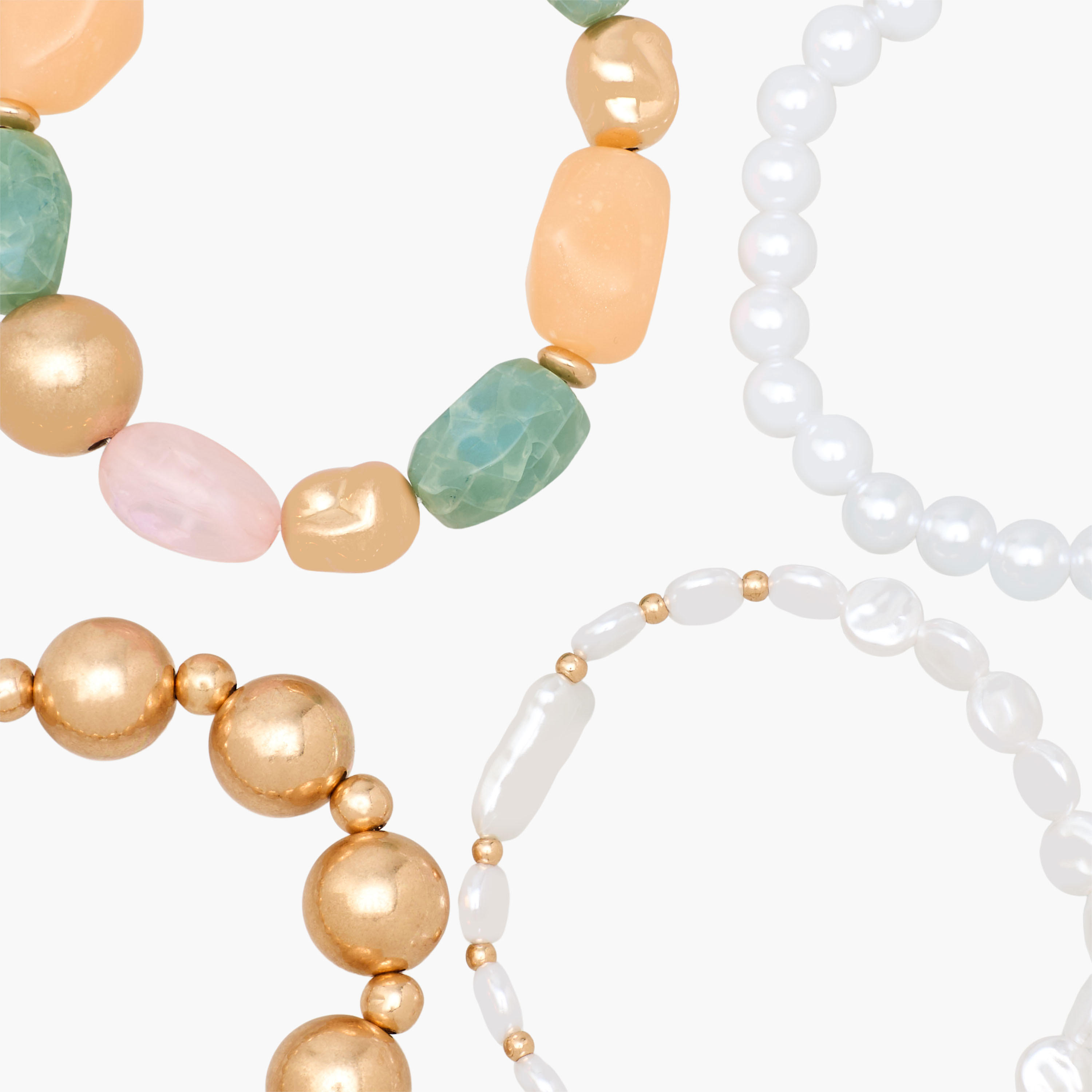 أساور خرز مطاطية - عبوة 4 قطع-women-watchesandjewellery-jewellery-banglesandbracelets-image-11