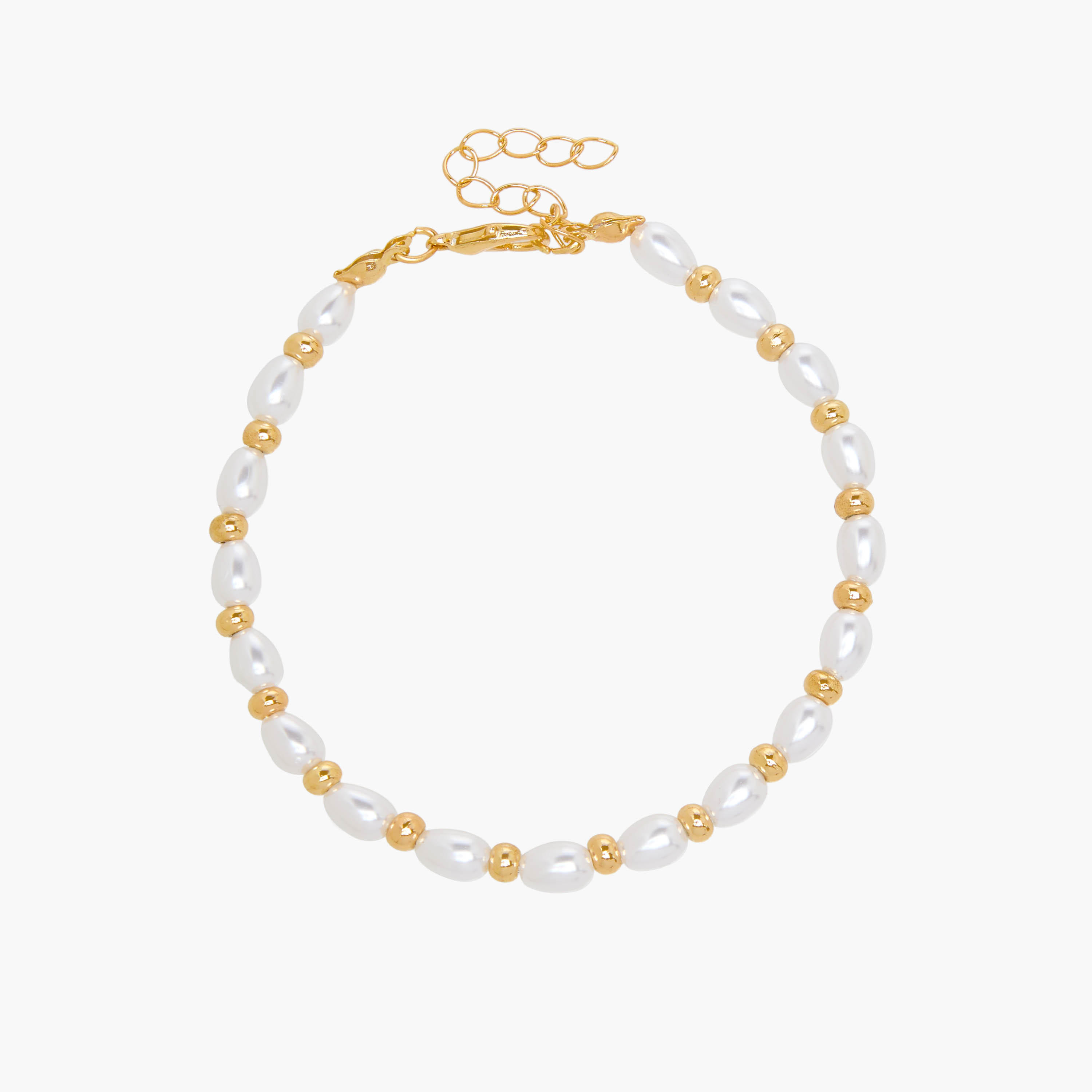 أساور ذهبية بخرز - مجموعة 7 قطع-women-watchesandjewellery-jewellery-banglesandbracelets-image-15
