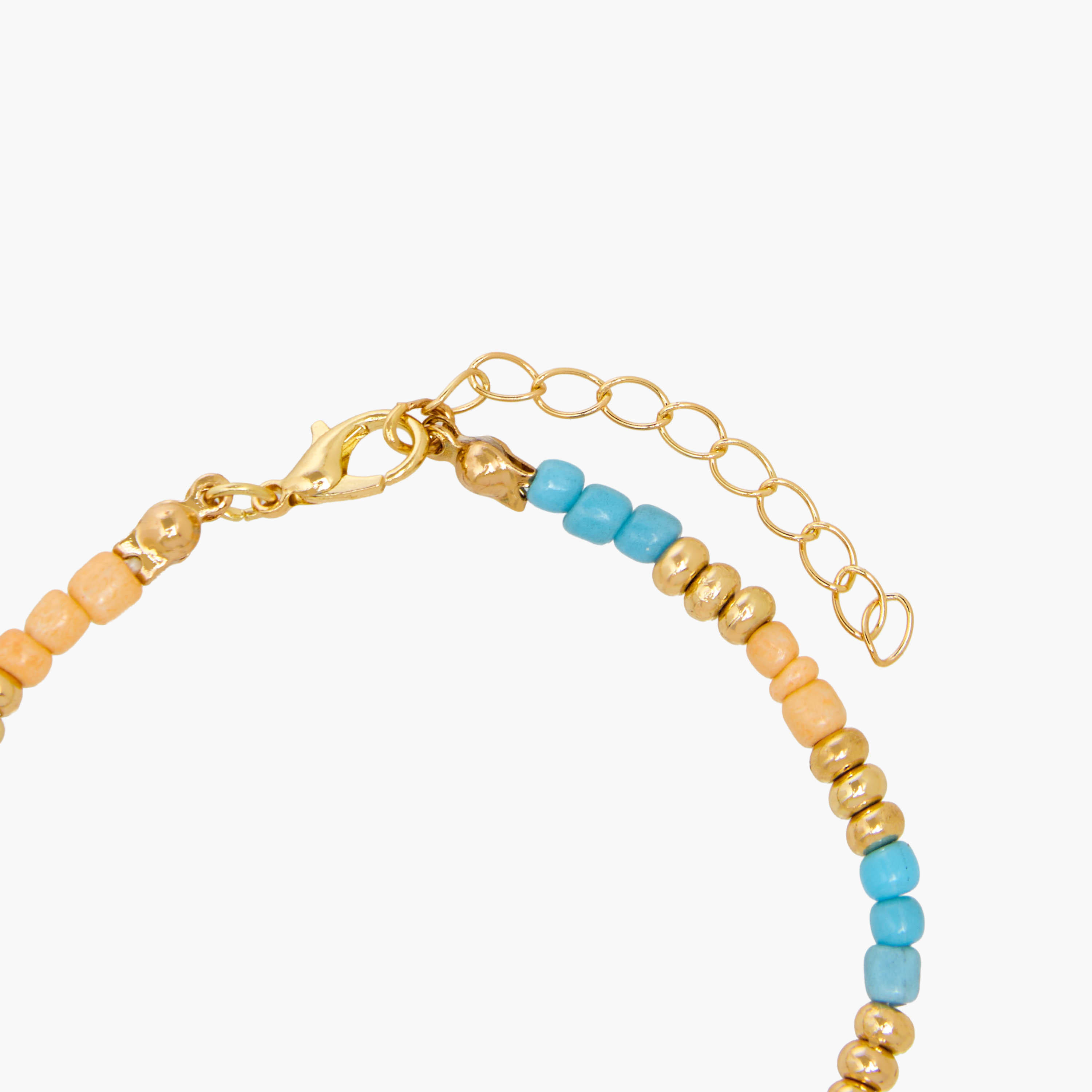 أساور ذهبية بخرز - مجموعة 7 قطع-women-watchesandjewellery-jewellery-banglesandbracelets-image-17