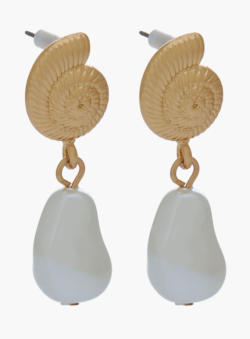 حلق لؤلؤ متدلي بمكبس إغلاق خلفي-women-watchesandjewellery-jewellery-earrings-image-3
