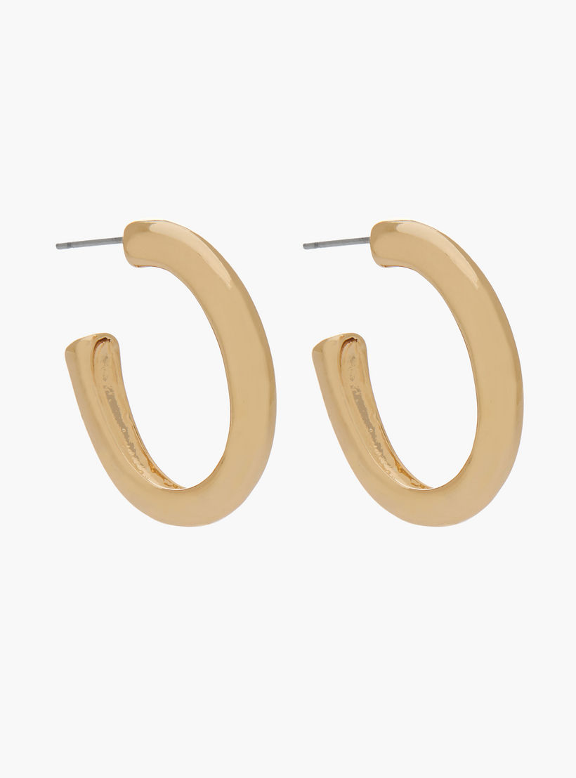 حلقان ذهبية متنوعة بمكبس إغلاق - طقم من زوجين-women-watchesandjewellery-jewellery-earrings-image-3