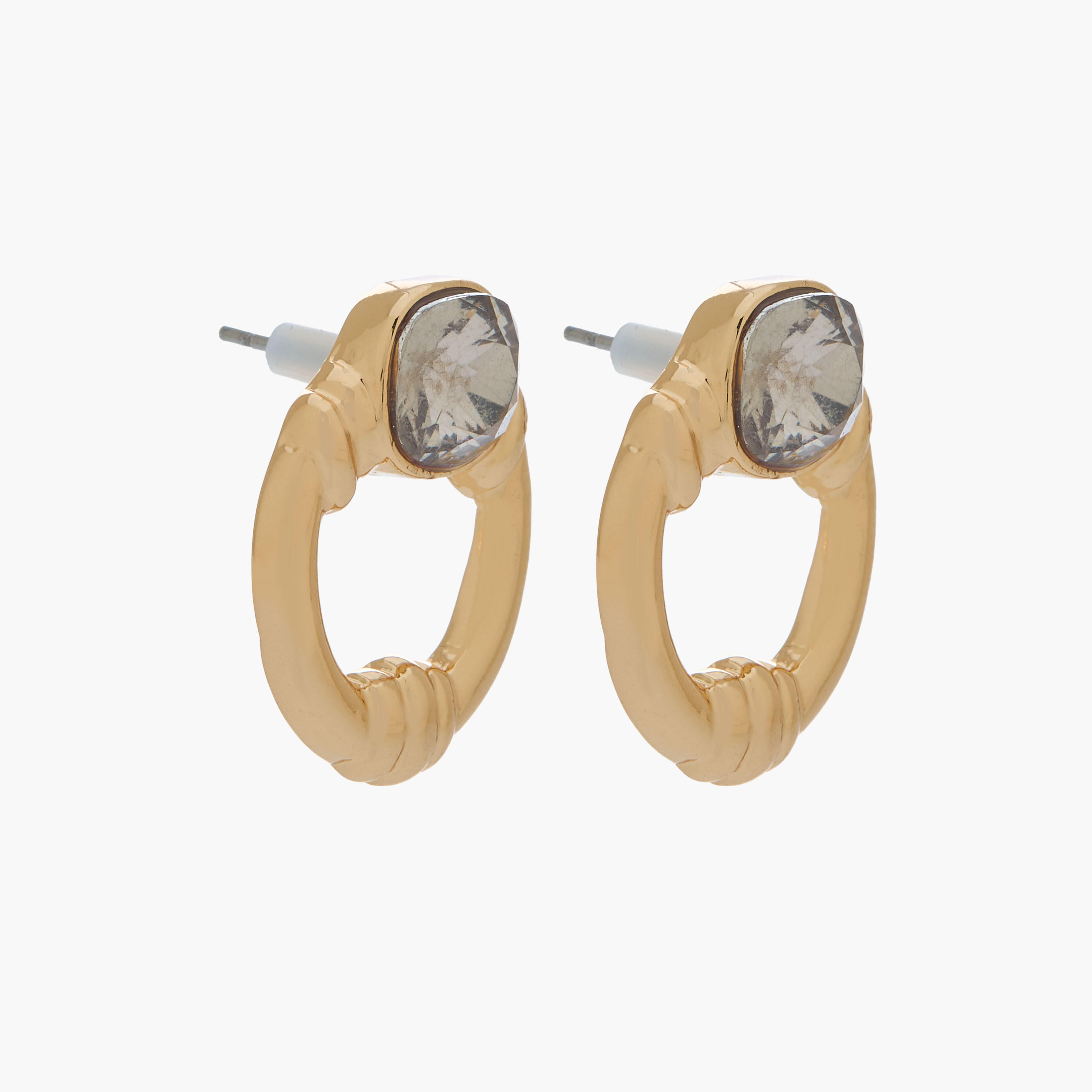 حلقان ذهبية متنوعة بمكبس إغلاق - طقم من زوجين-women-watchesandjewellery-jewellery-earrings-image-4
