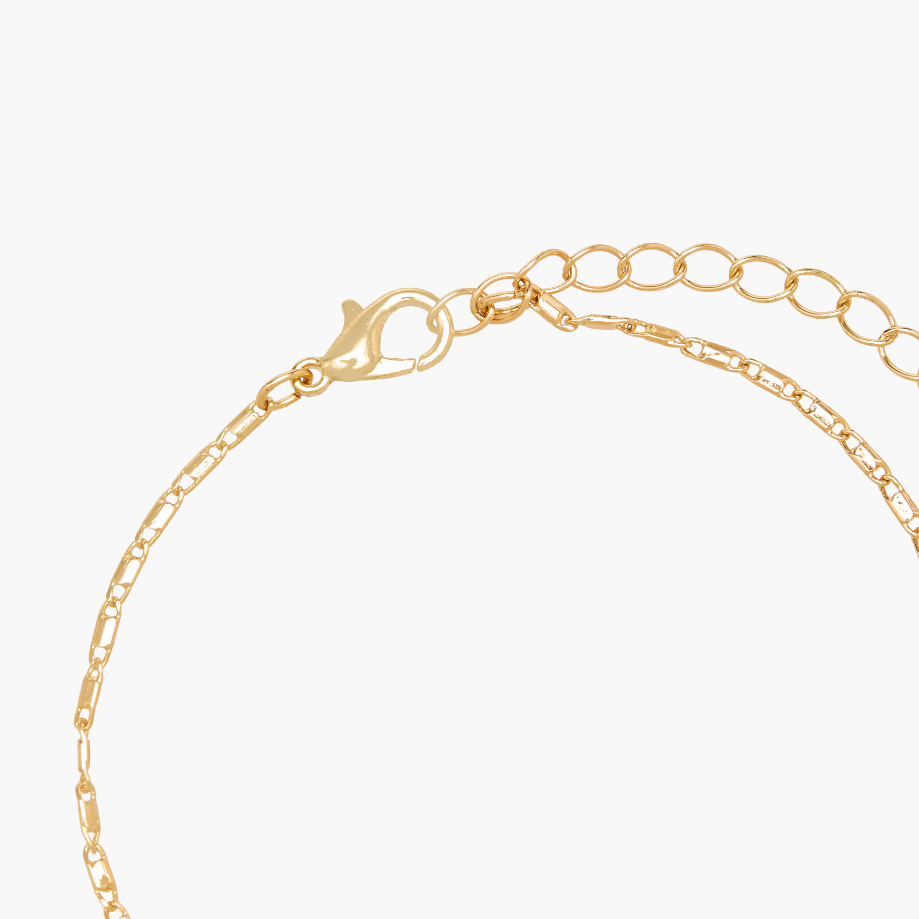 طقم من 5 - أساور متنوعة بلون ذهبي-women-watchesandjewellery-jewellery-banglesandbracelets-image-13