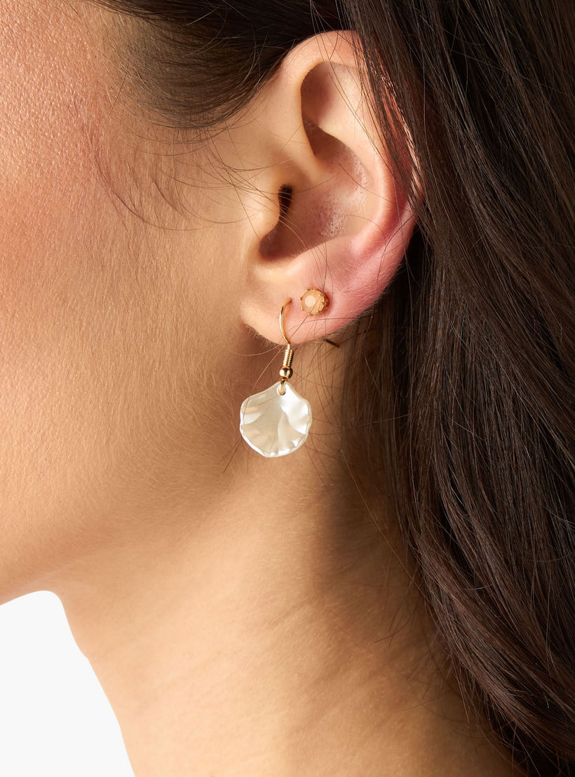 طقم من 20 - أقراط مزينة بلون ذهبي-women-watchesandjewellery-jewellery-earrings-image-2
