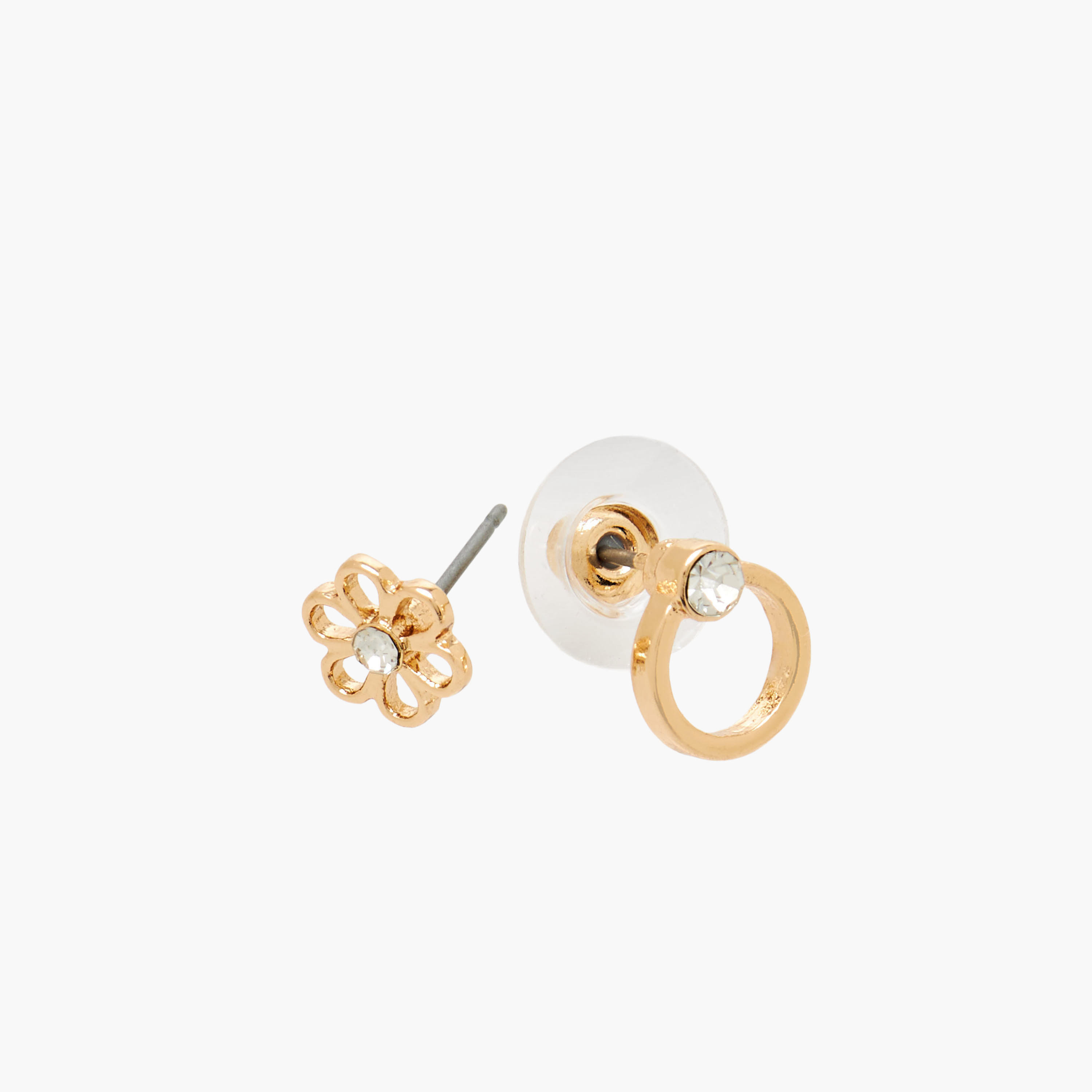 طقم من 20 - أقراط مزينة بلون ذهبي-women-watchesandjewellery-jewellery-earrings-image-5