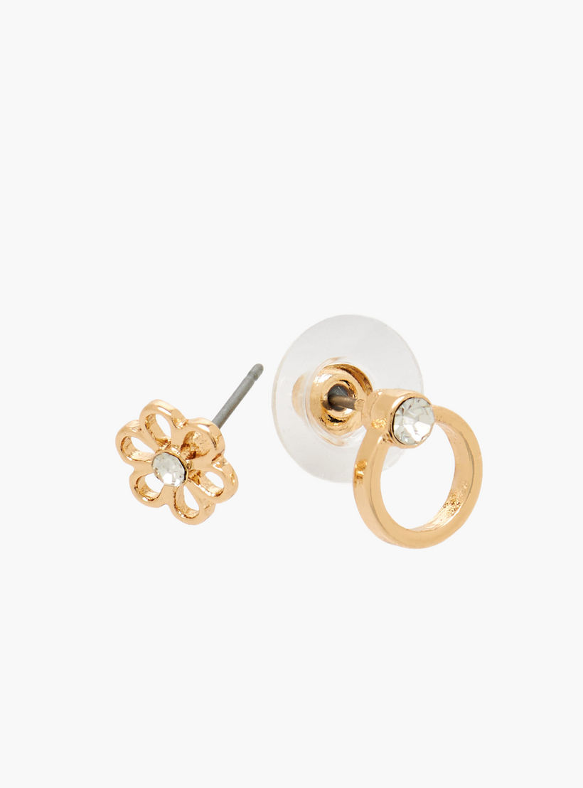 طقم من 20 - أقراط مزينة بلون ذهبي-women-watchesandjewellery-jewellery-earrings-image-5