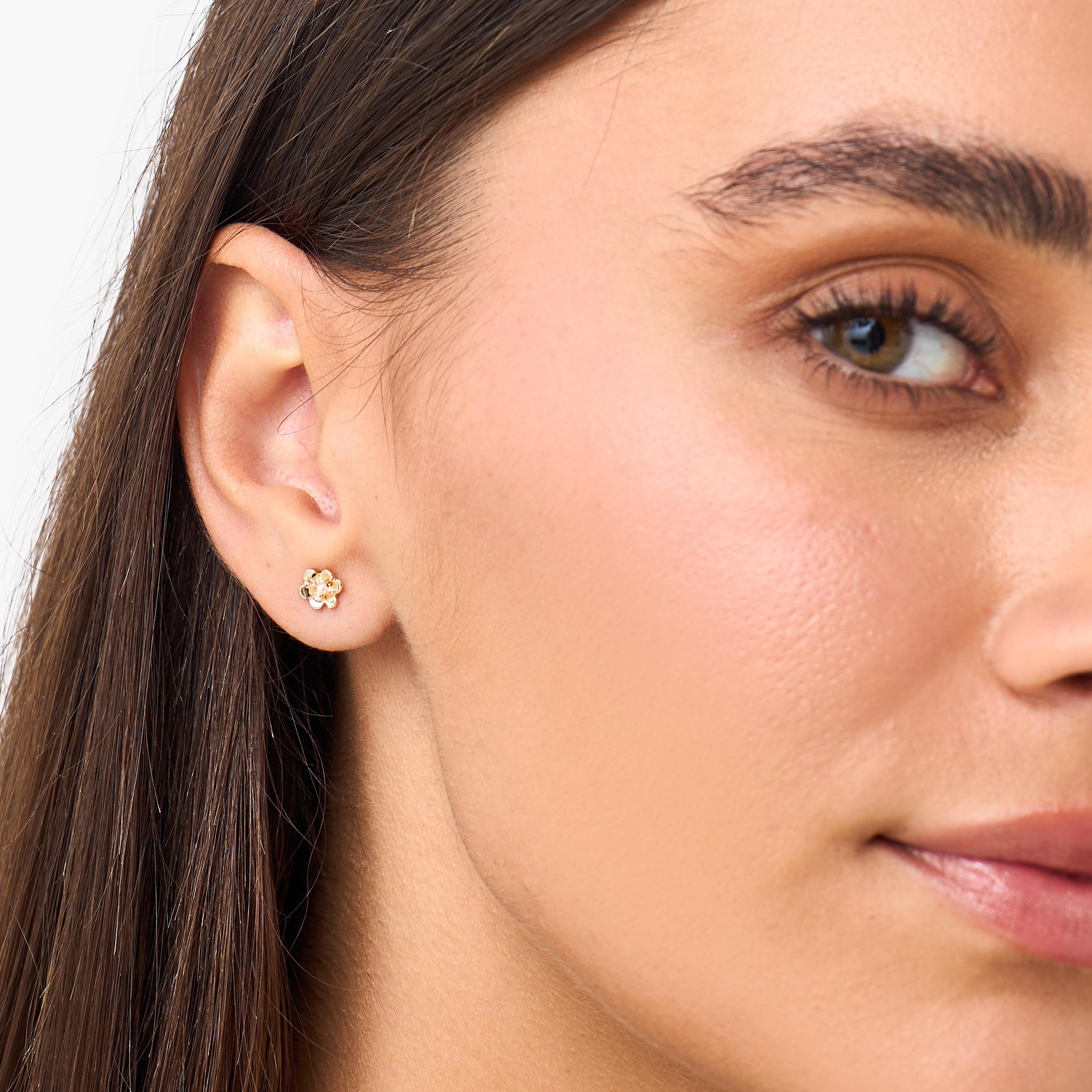 Pack of 20 Gold Tone Assorted Stud Earrings with Pushback Closure-women-watchesandjewellery-jewellery-earrings-image-2