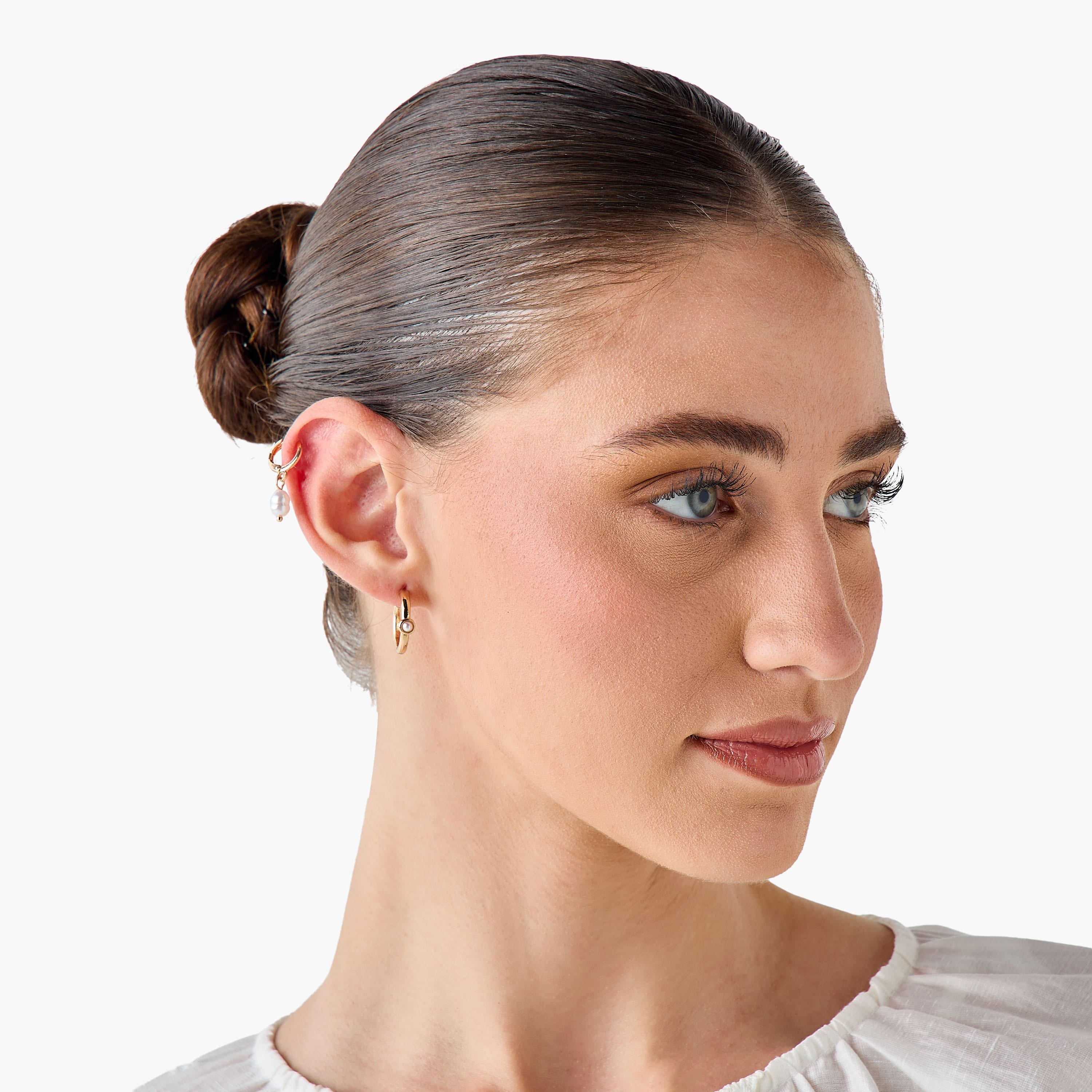 طقم حلقان متنوعة بلون ذهبي من 9 أزواج-women-watchesandjewellery-jewellery-earrings-image-2