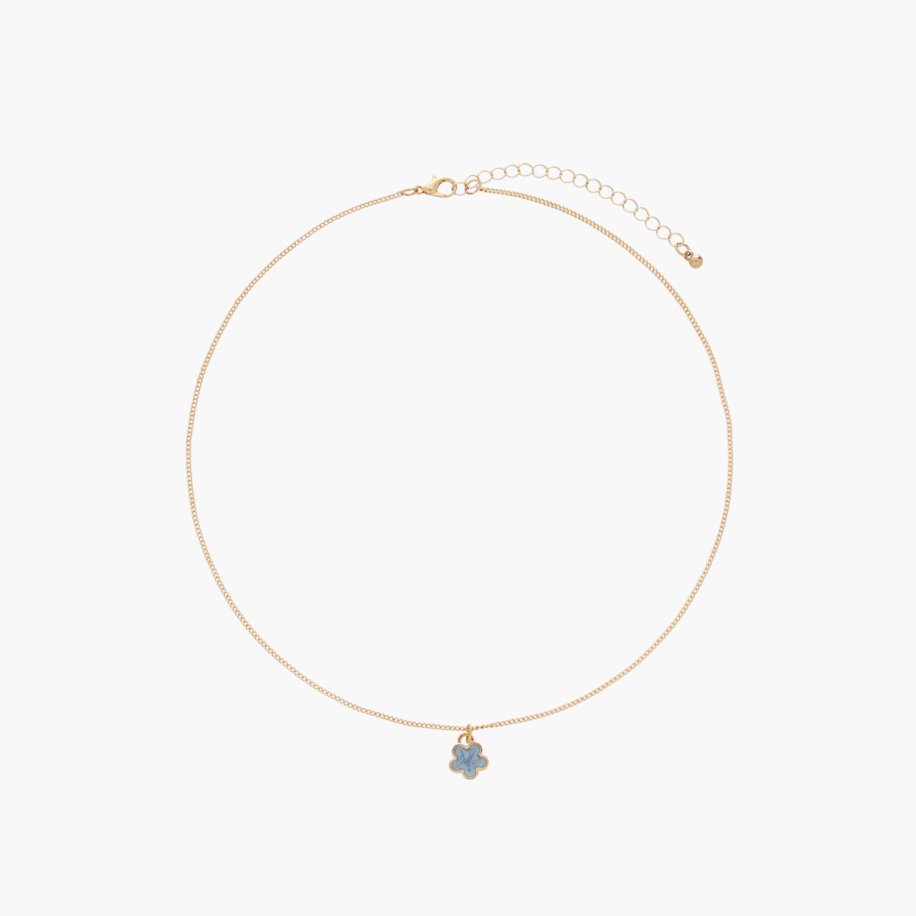 طقم عقد بلون ذهبي بتفاصيل مزينة - قطعتين-women-watchesandjewellery-jewellery-necklacesandpendants-image-3