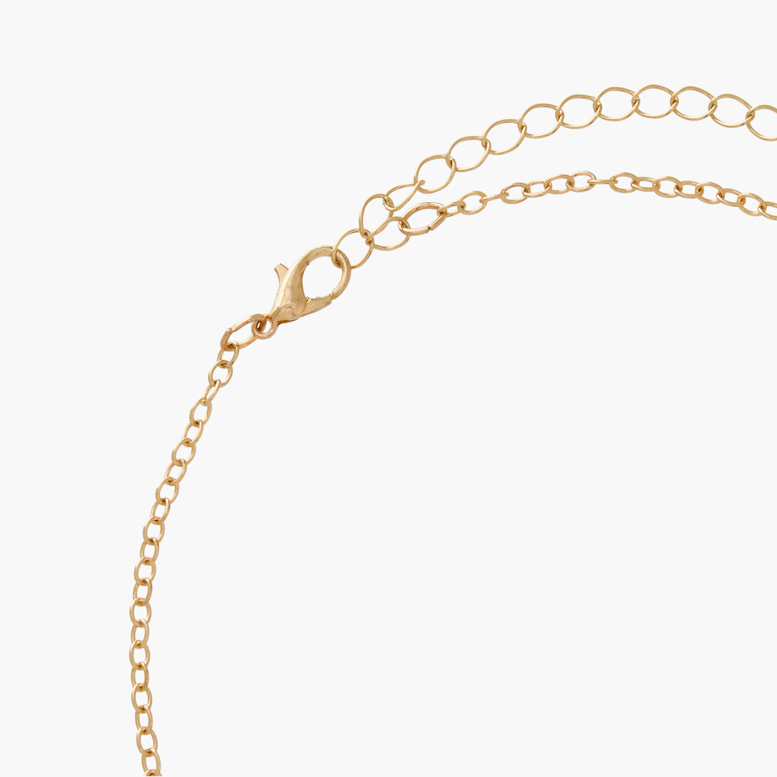 طقم عقد بلون ذهبي بتفاصيل مزينة - قطعتين-women-watchesandjewellery-jewellery-necklacesandpendants-image-7